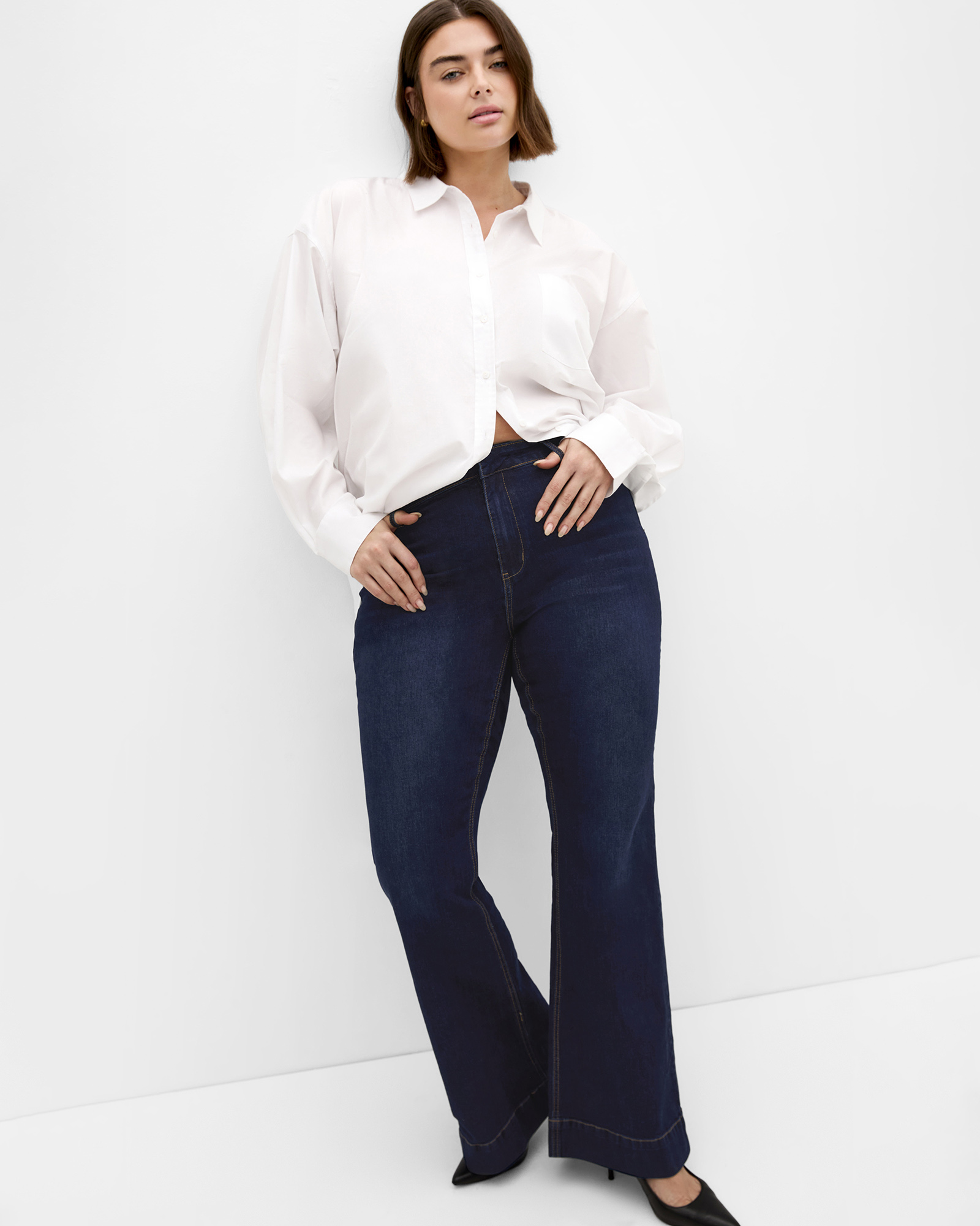 Plus size Harley Fit West End Jean - dark wash