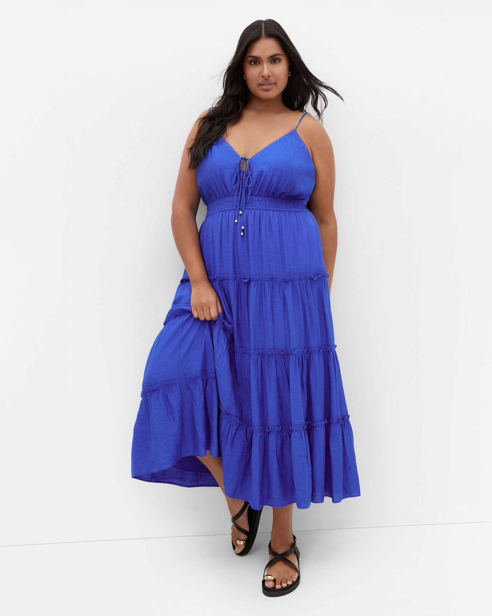 Aiza Tier Maxi Dress