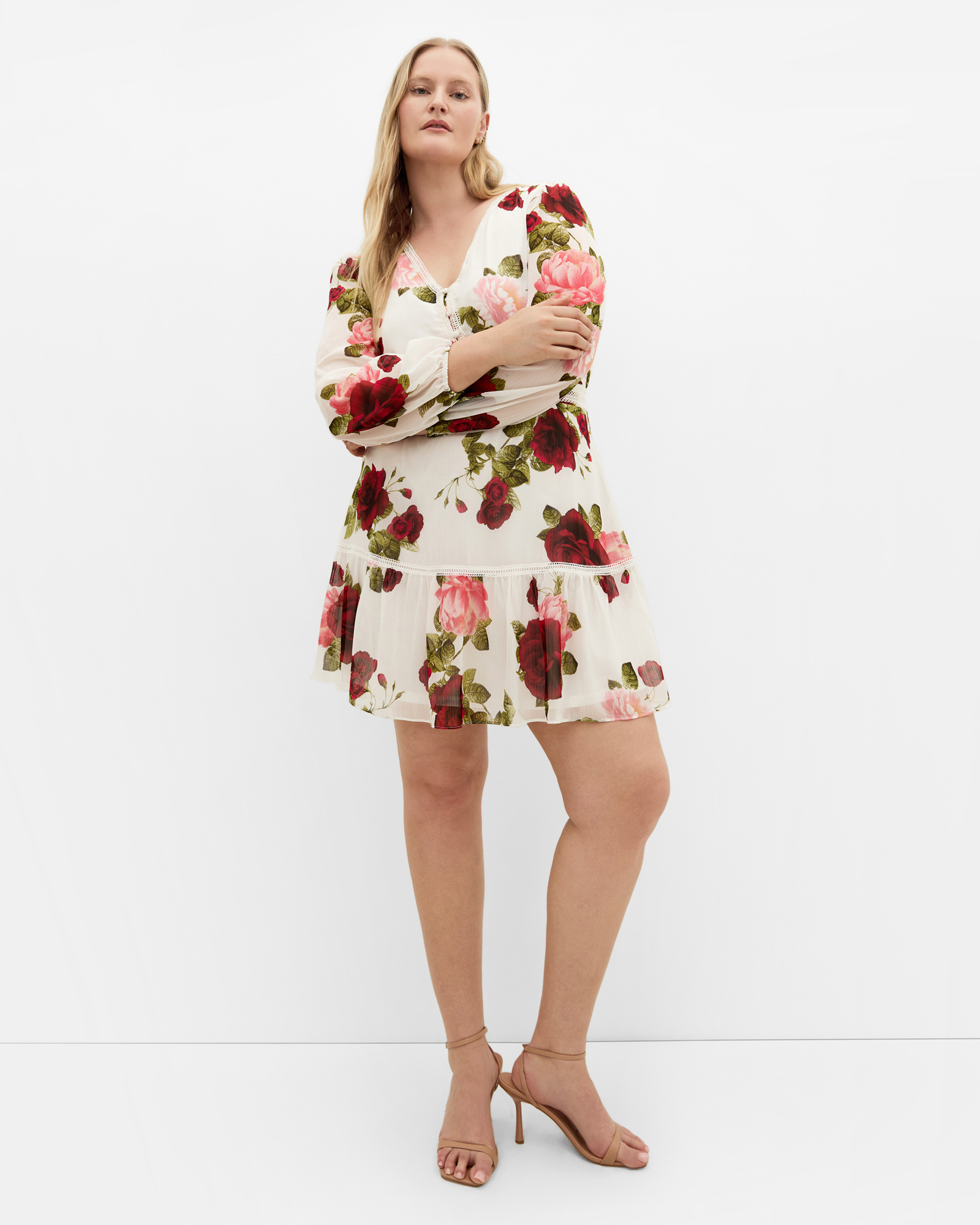 Kiki Dolce Print Mini Dress
