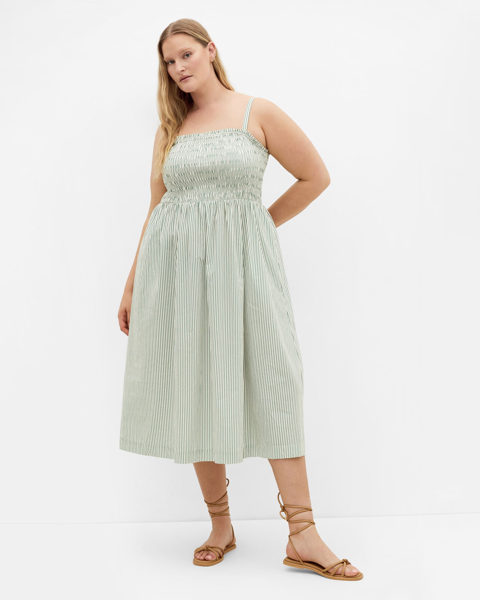 Jolie Stripe Maxi Dress