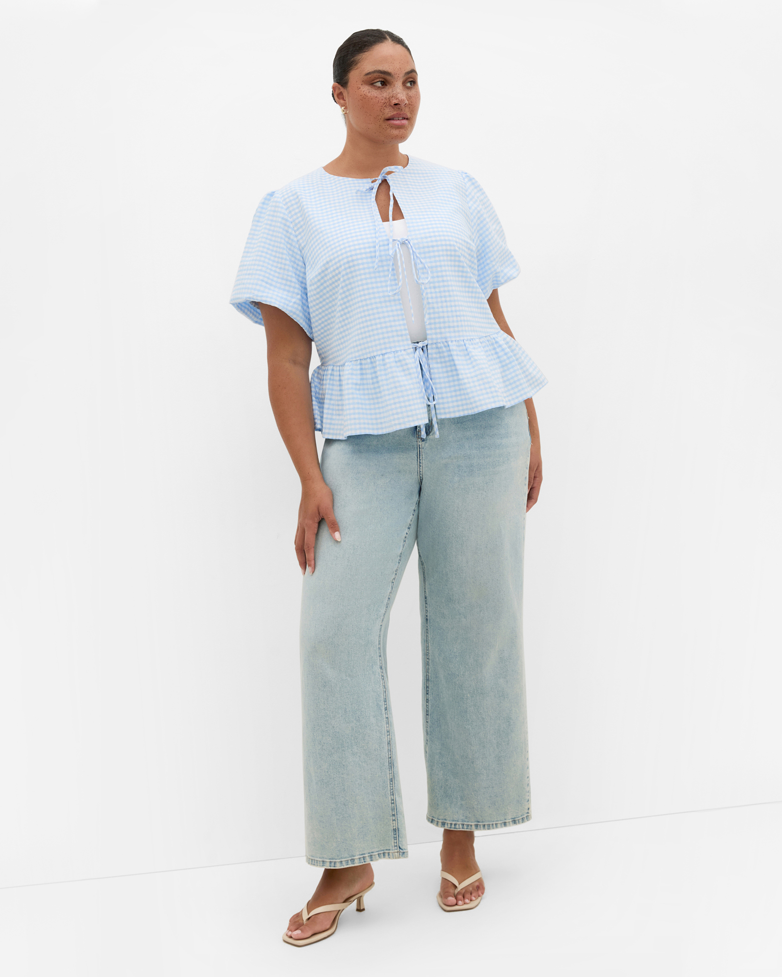 Jolie Mini Gingham Top