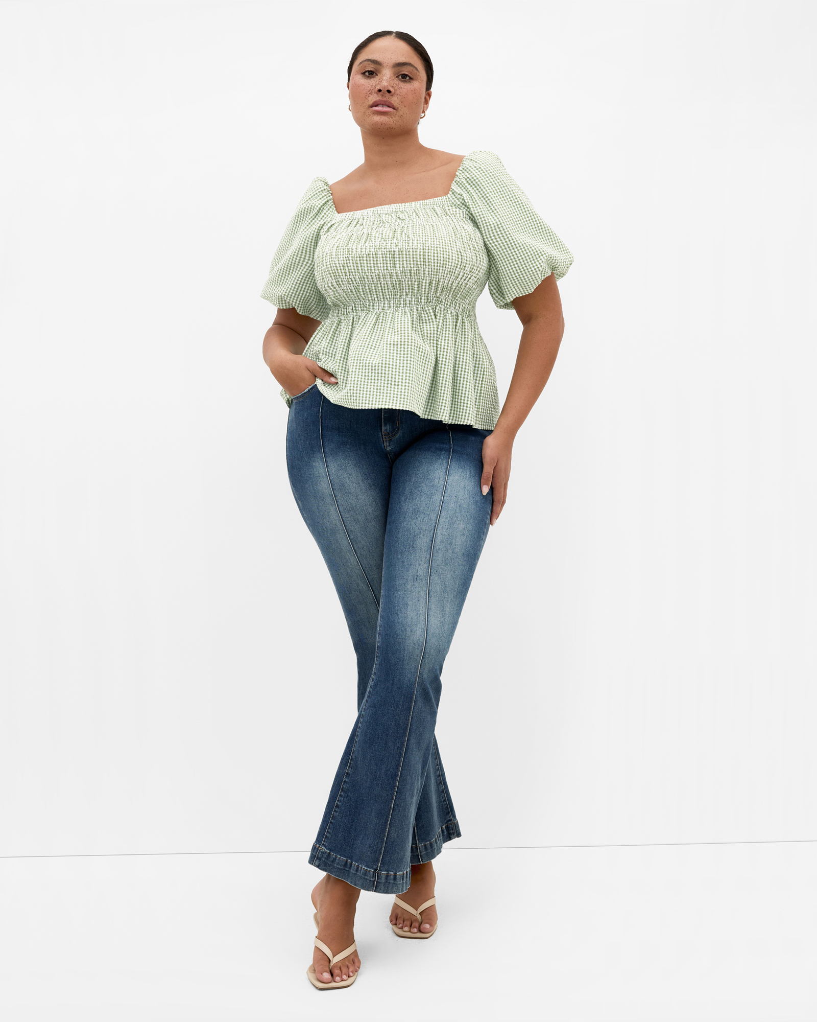 Blaire Gingham Top