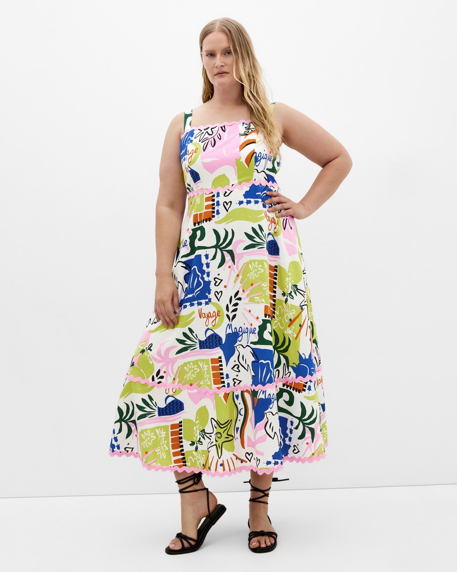 Shani Print Maxi Dress