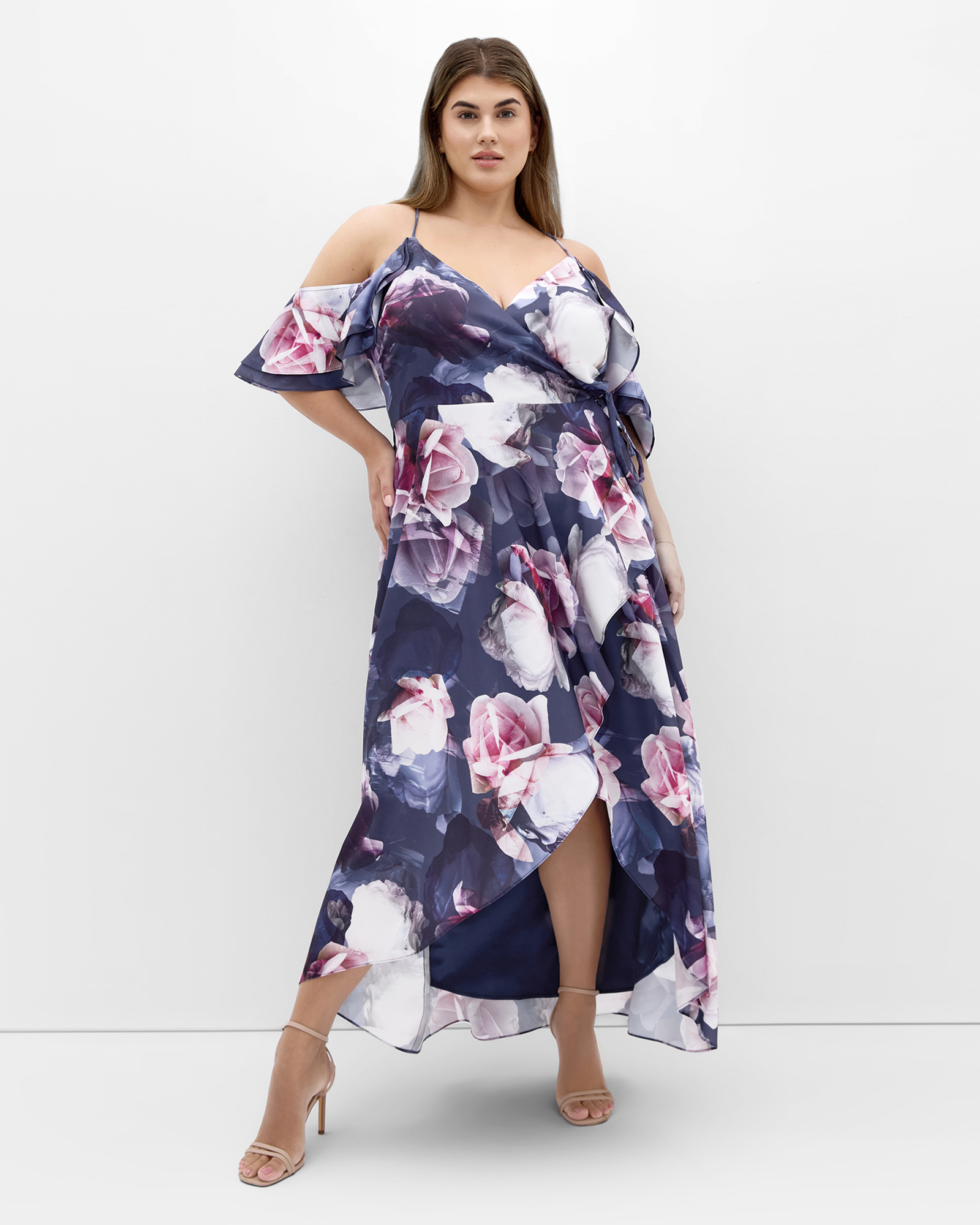 Miss Jessica Print Maxi Dress