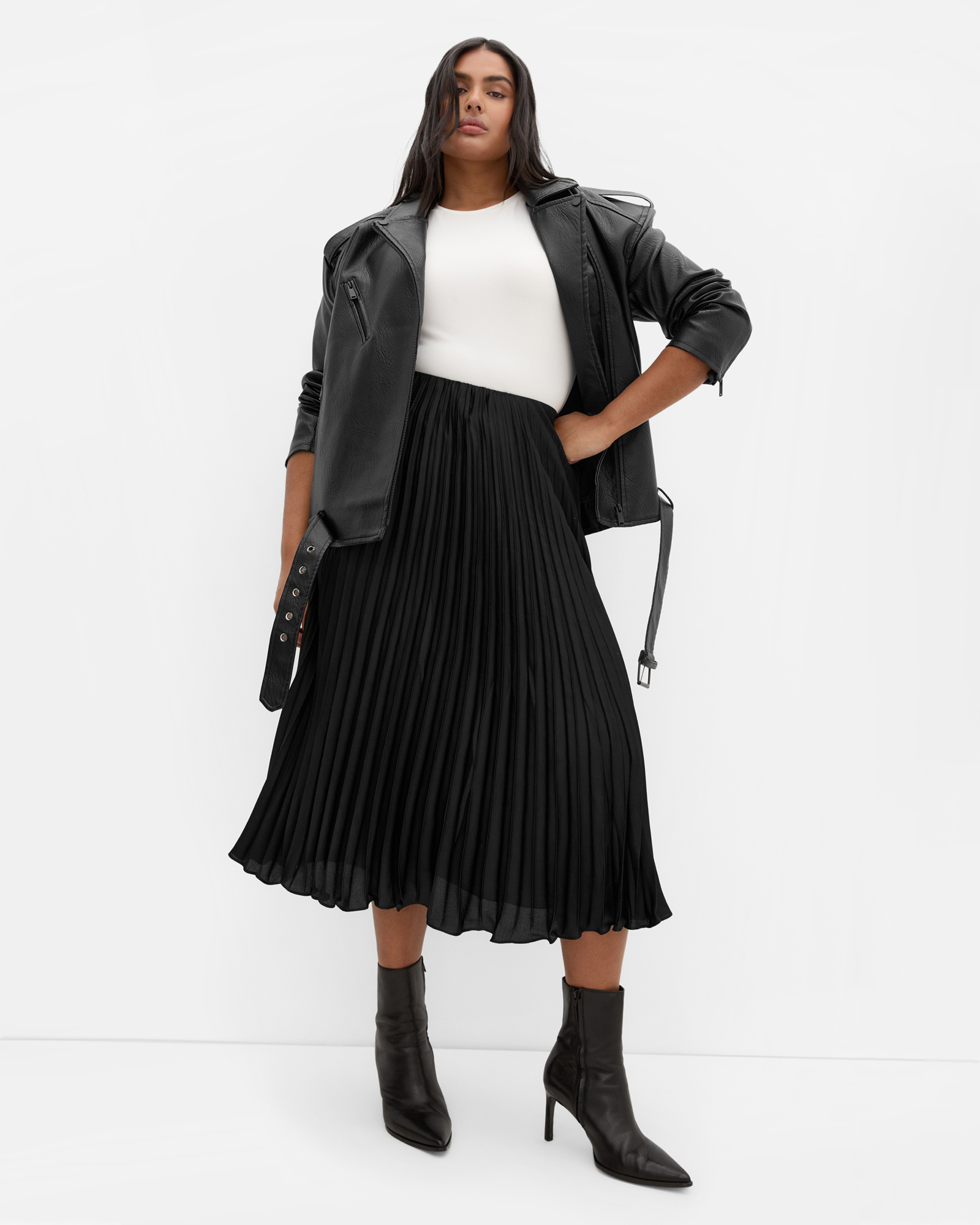 Selena Pleat Skirt