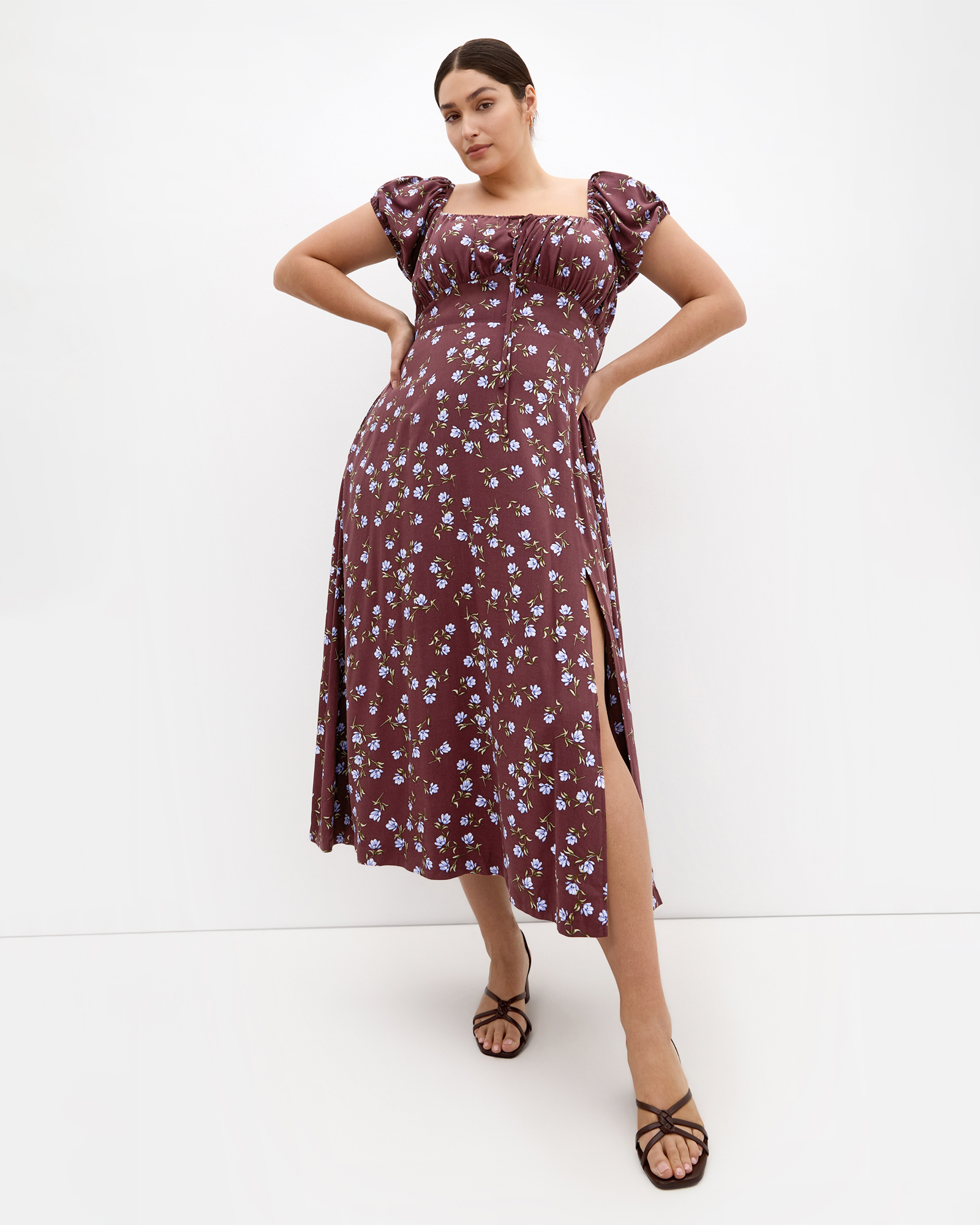 Abbie Print Maxi Dress