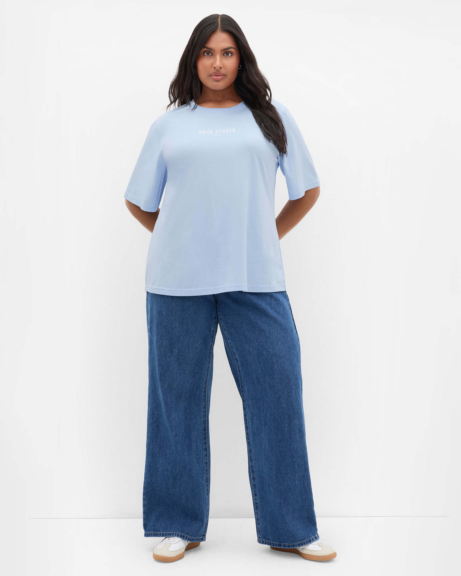 Curved Hem Soho Studio Cotton Tee