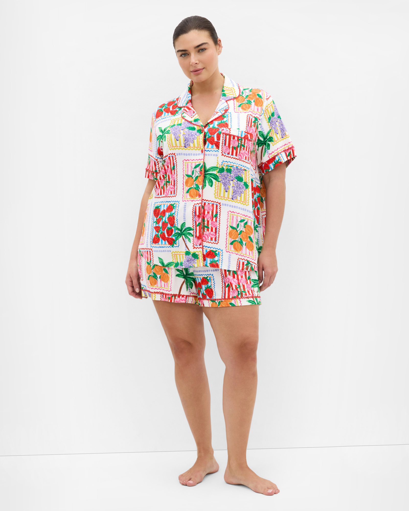 Margo Fruit Print Sleep Short