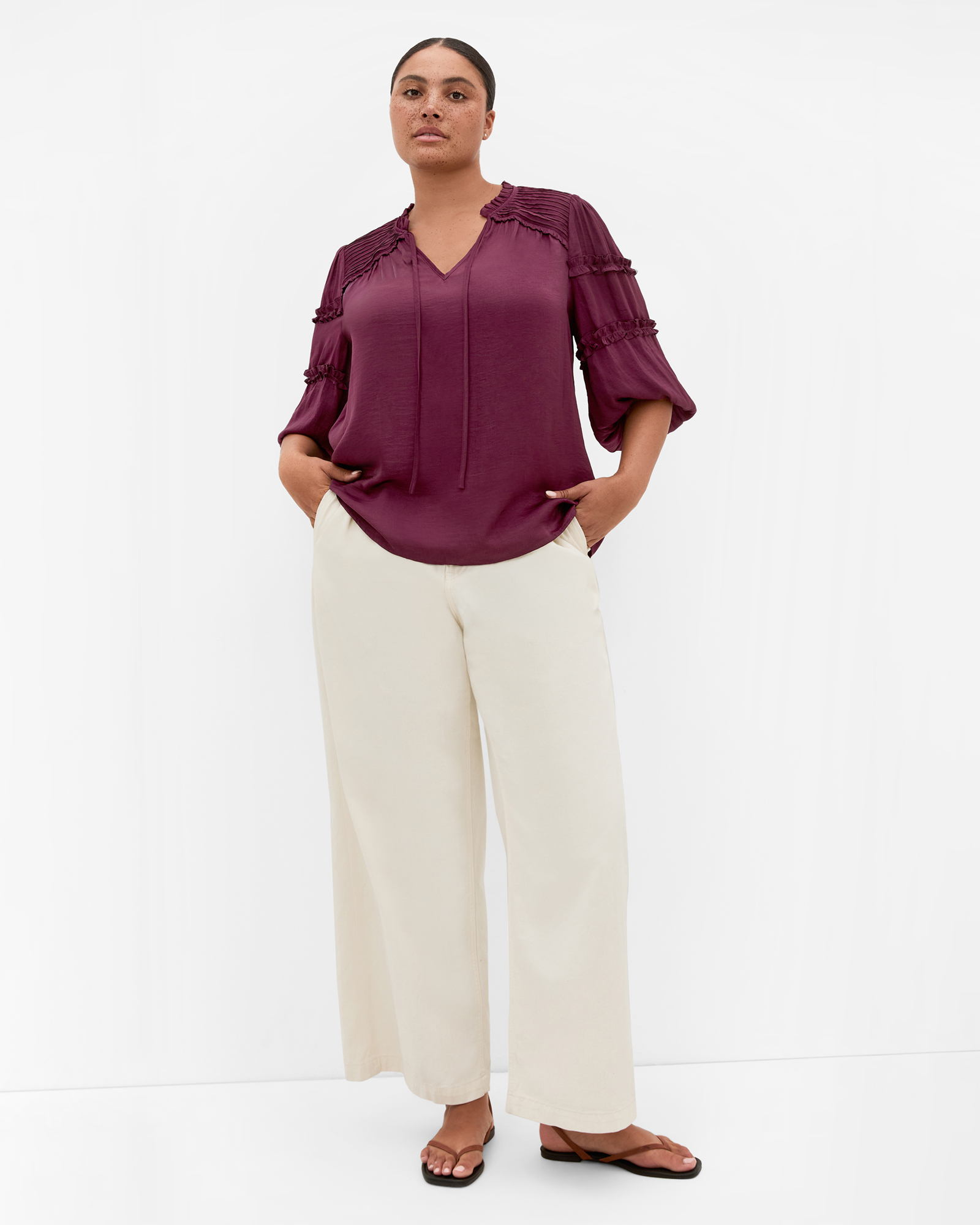 Drama Queen Elbow Sleeve Shirt