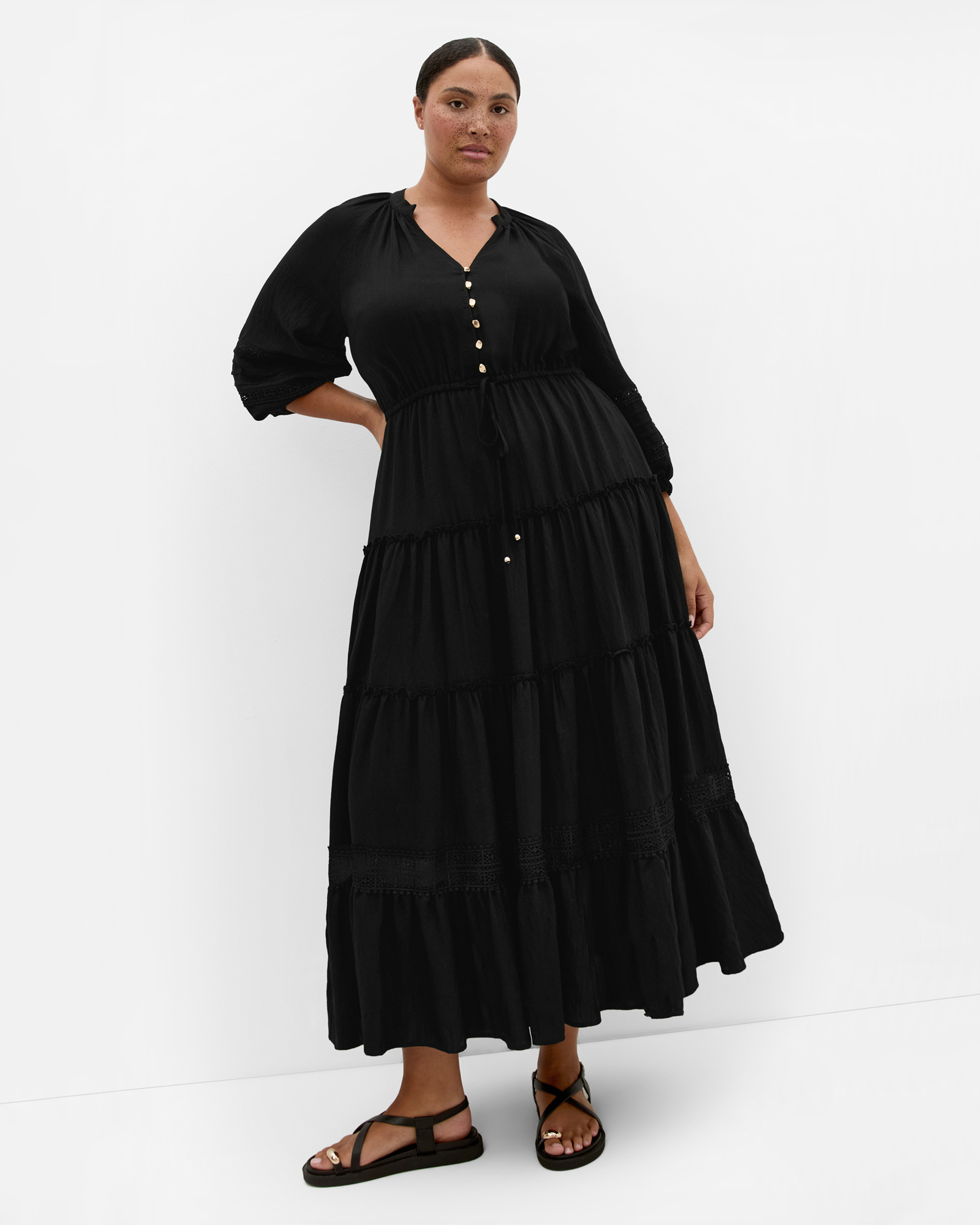 Tiana Tier Maxi Dress