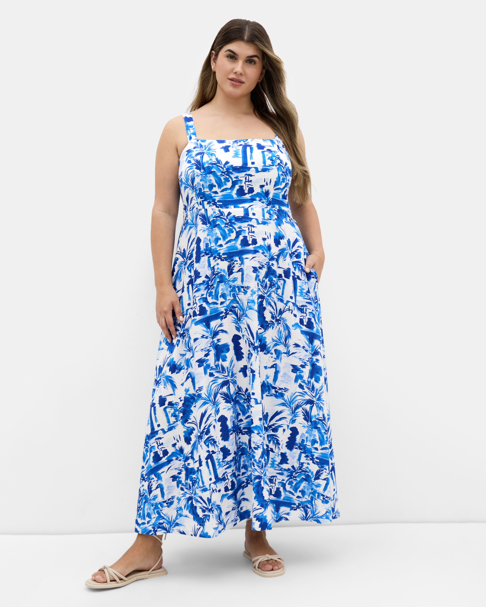 Collins Print Maxi Dress