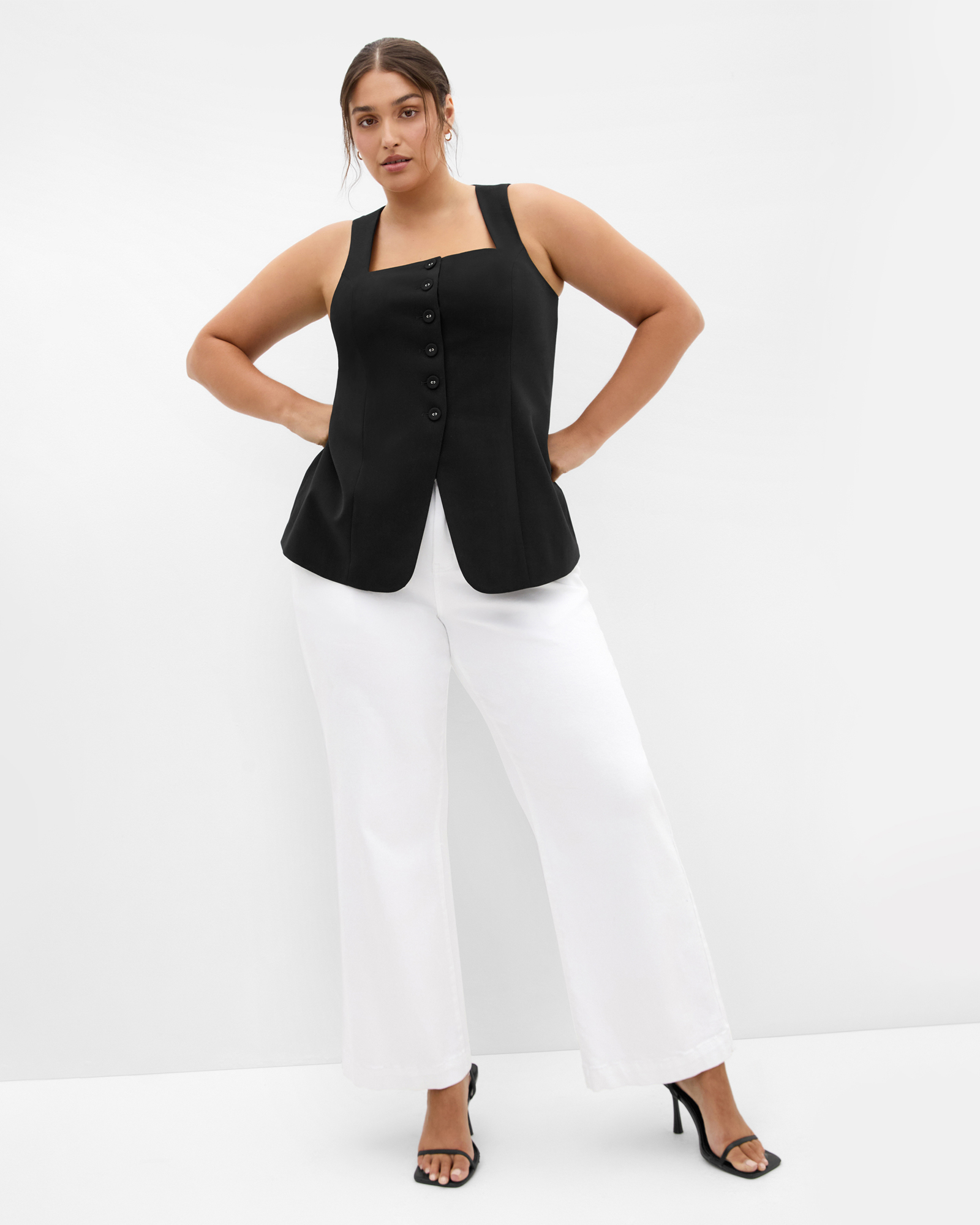 Plus sizeJaz Vest - black