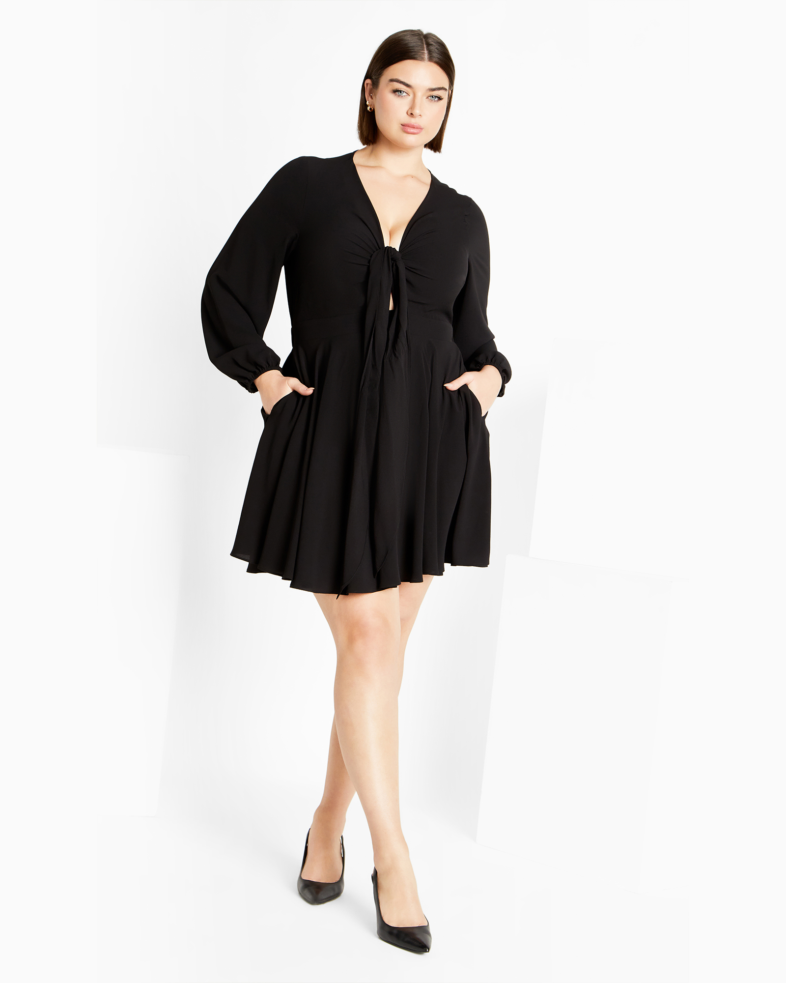 Plus size Adelyn Dress - black
