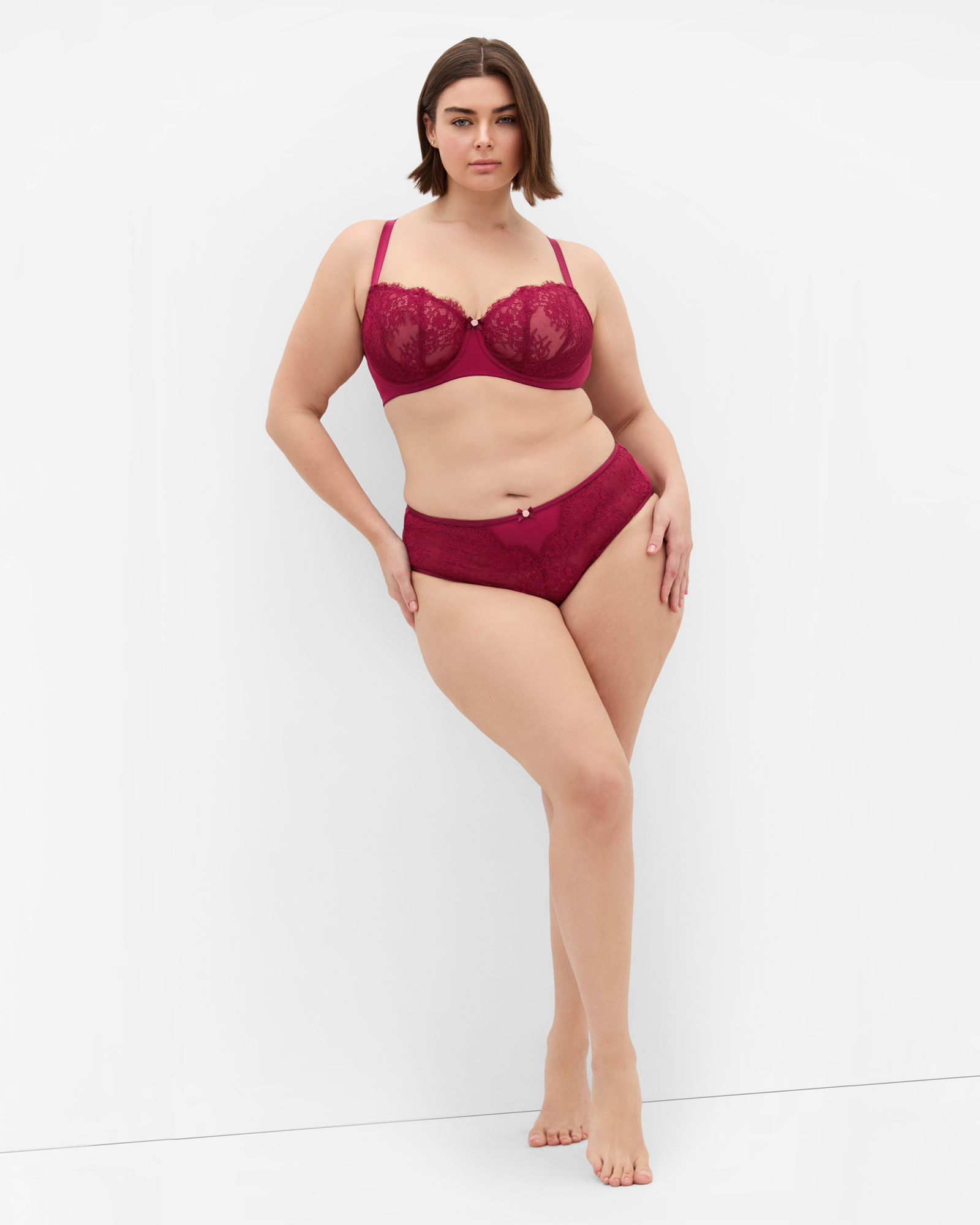 Poppy Hi Waist Cheeky Brief
