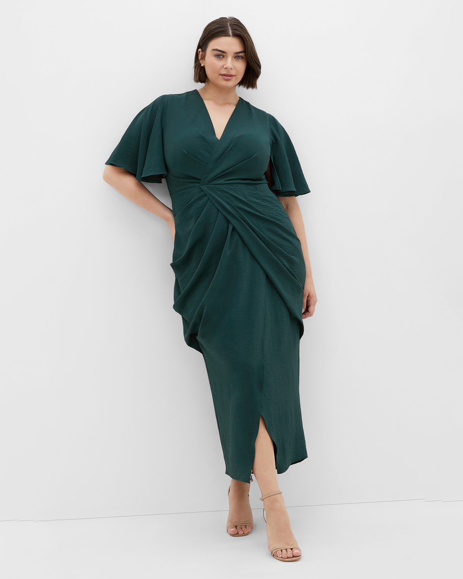 Braelynn Drape Maxi Dress