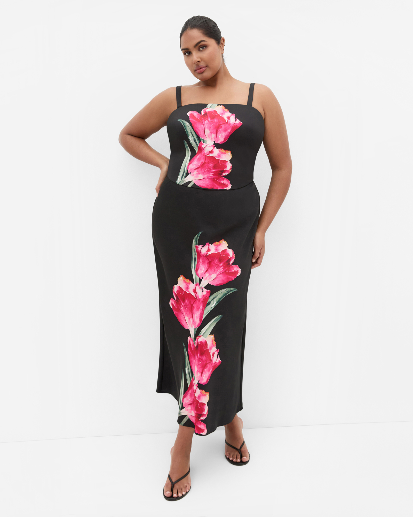 Sherie Placement Top - Black
