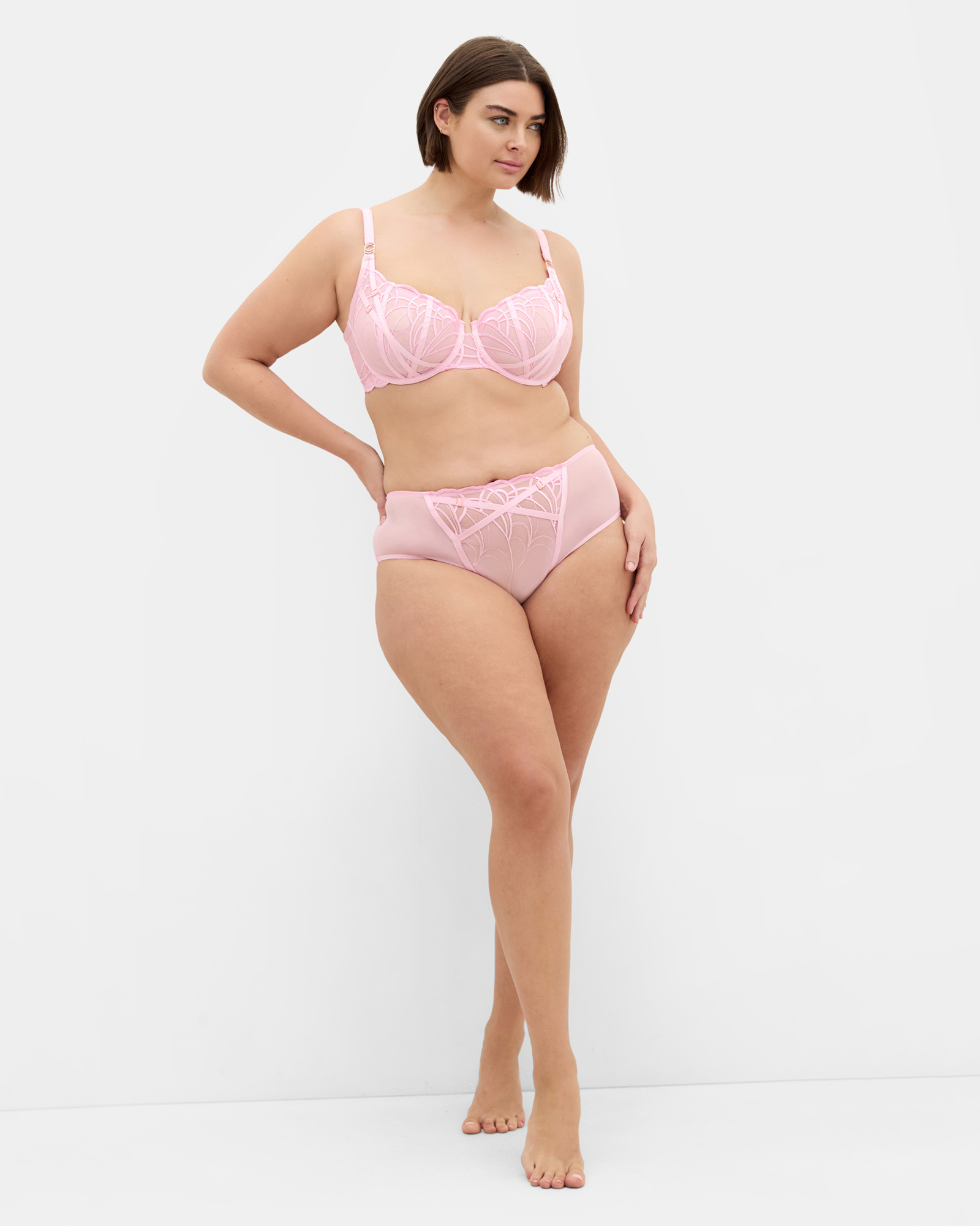 Tabrett Demi Underwire Bra - Cherry Blossom