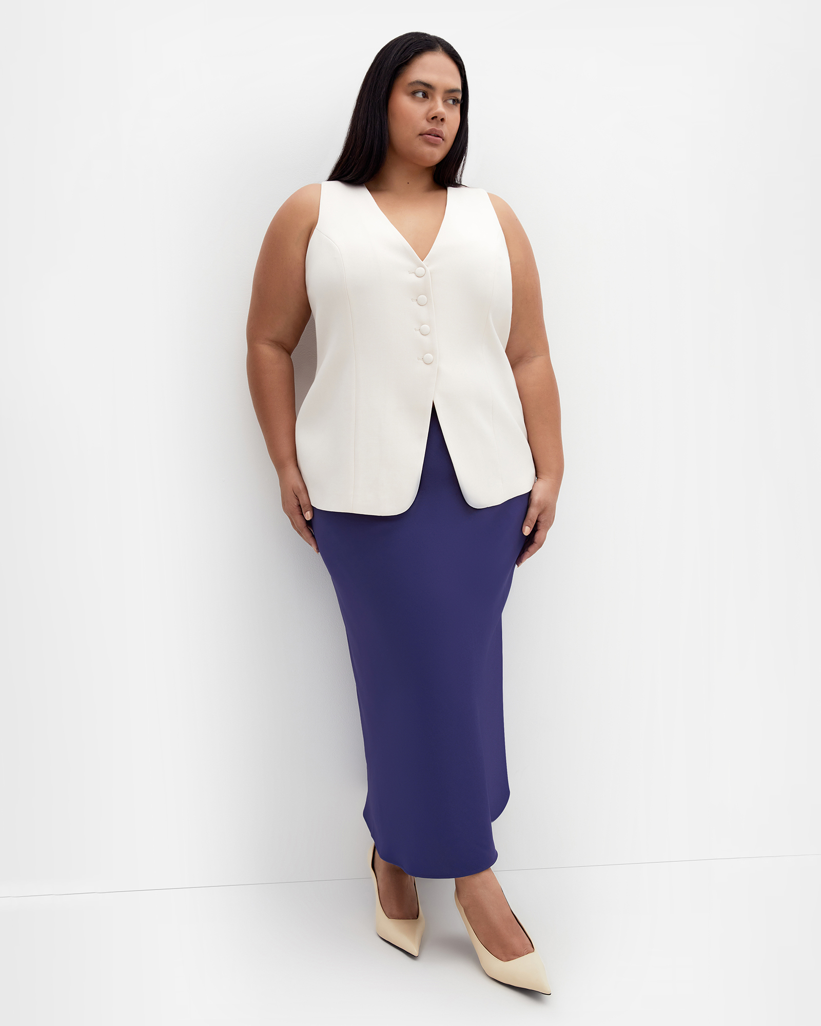 Fountain Court Skirt - ink
