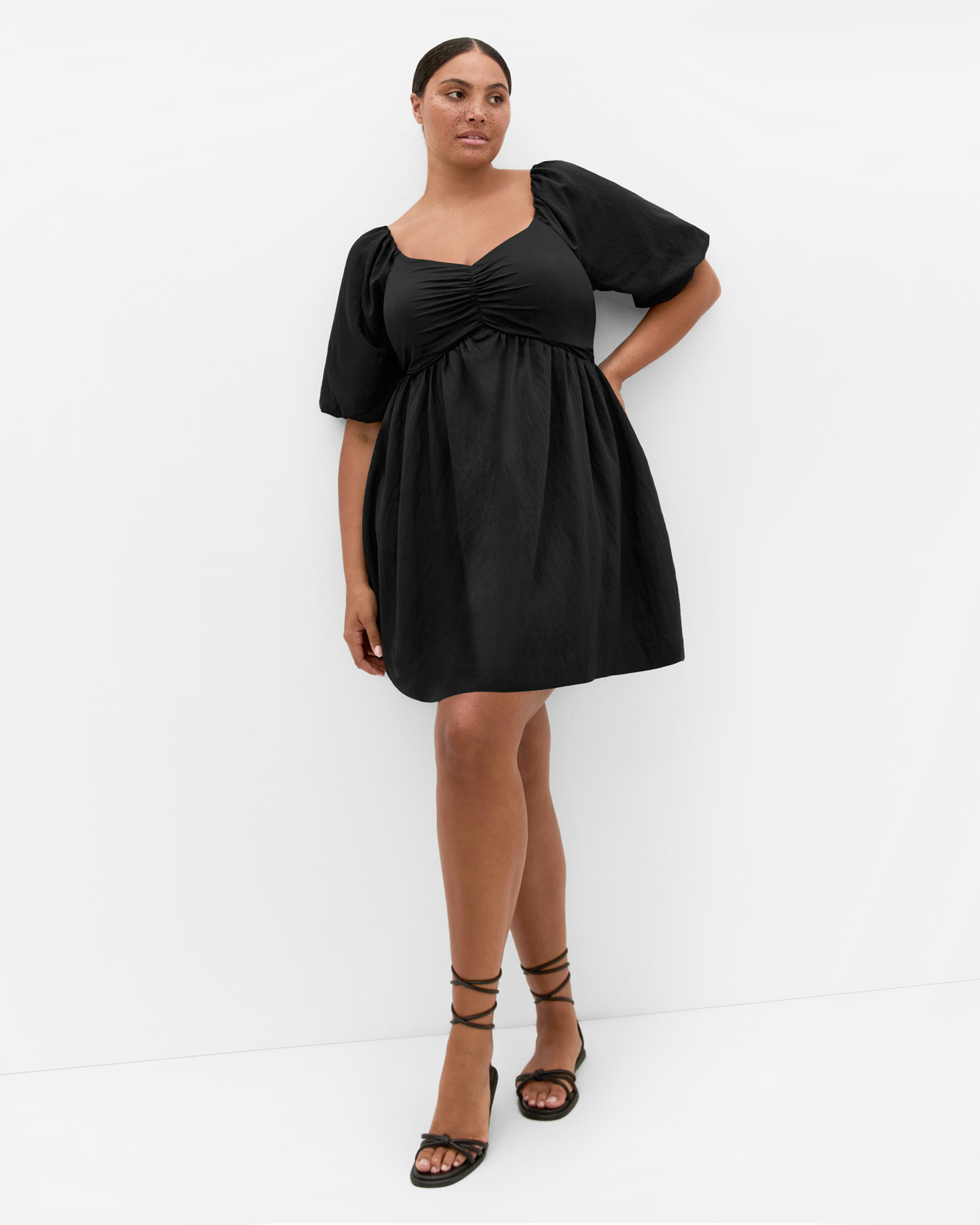 Minna Babydoll Mini Dress