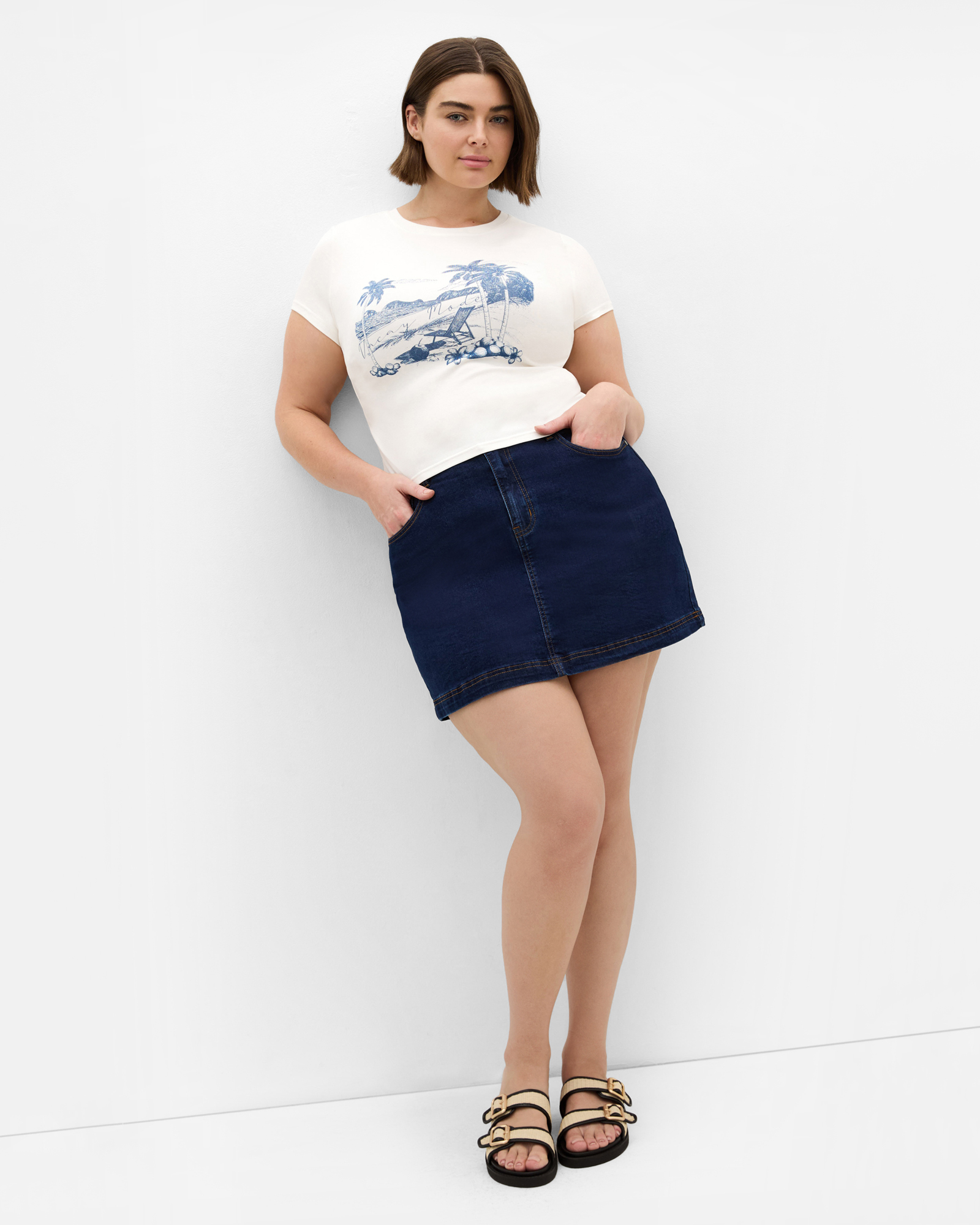 Micro Palm Print Tee