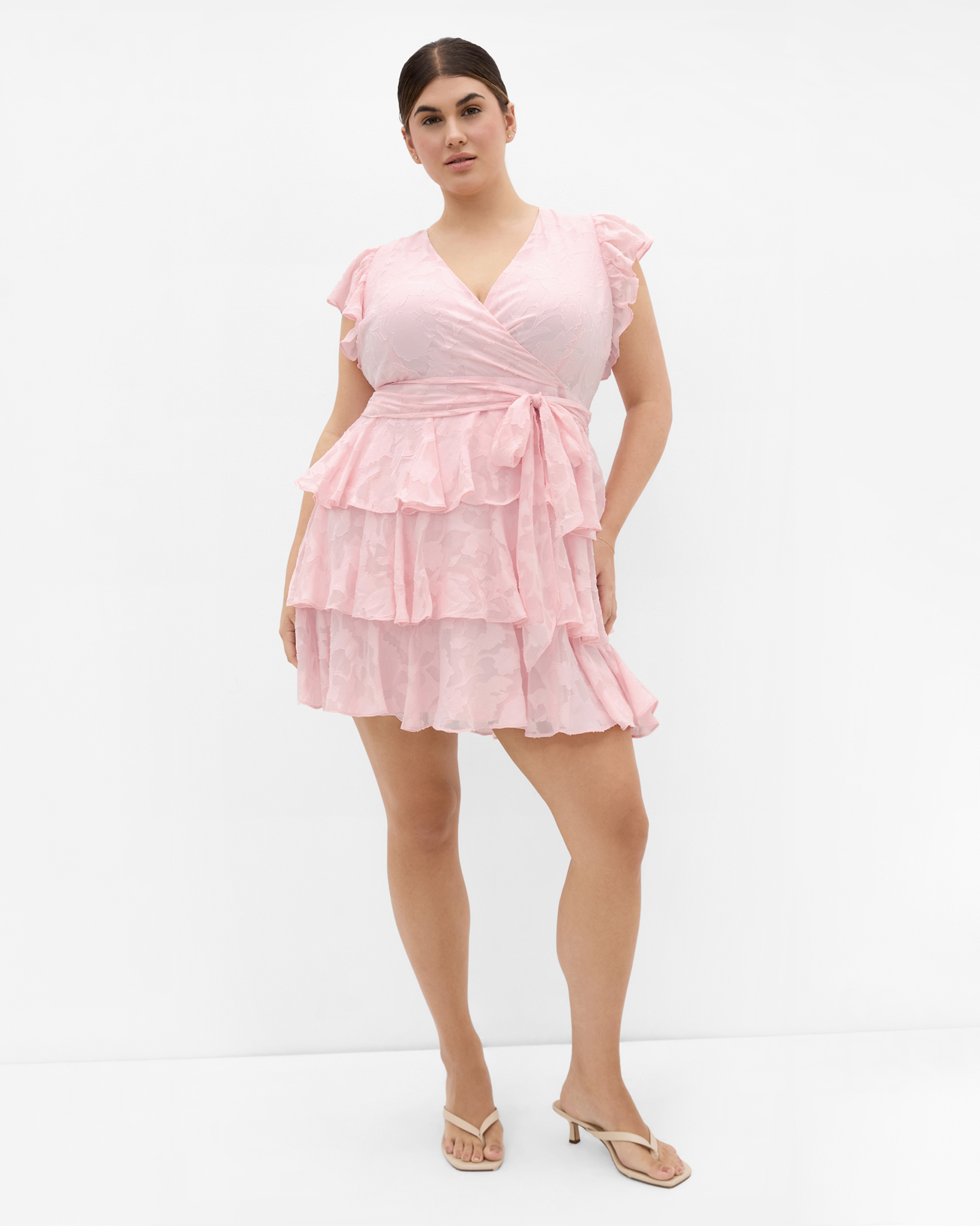First Date Flutter Mini Dress