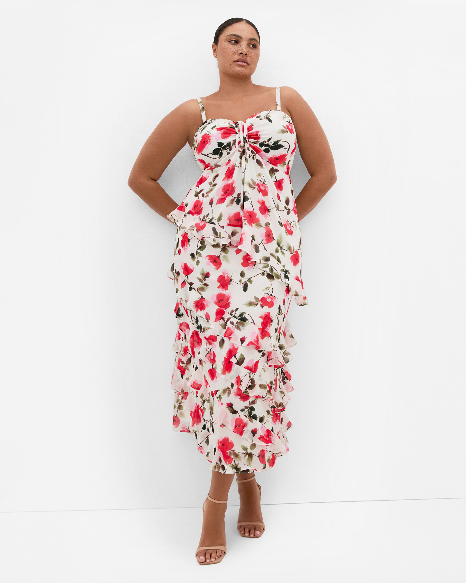 Skai Fleur Print Top