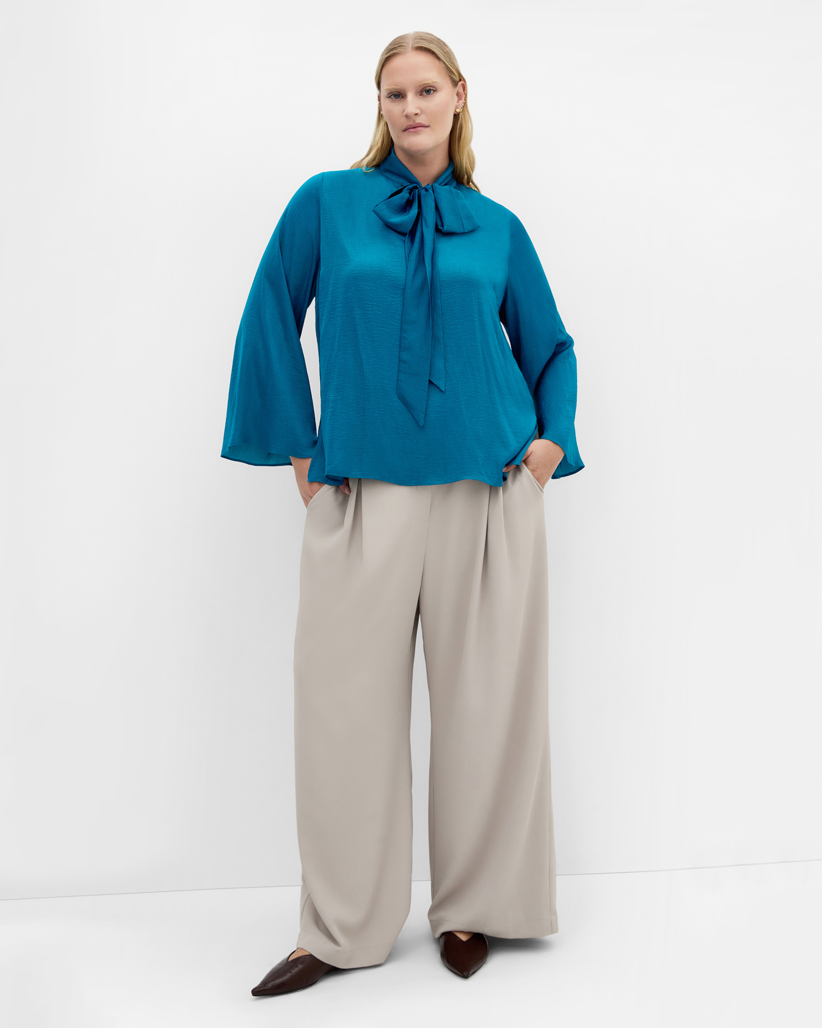 Mahalia Neck Tie Top