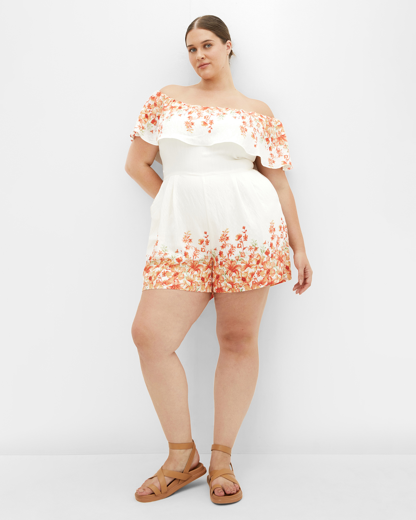 Poppy Print Playsuit