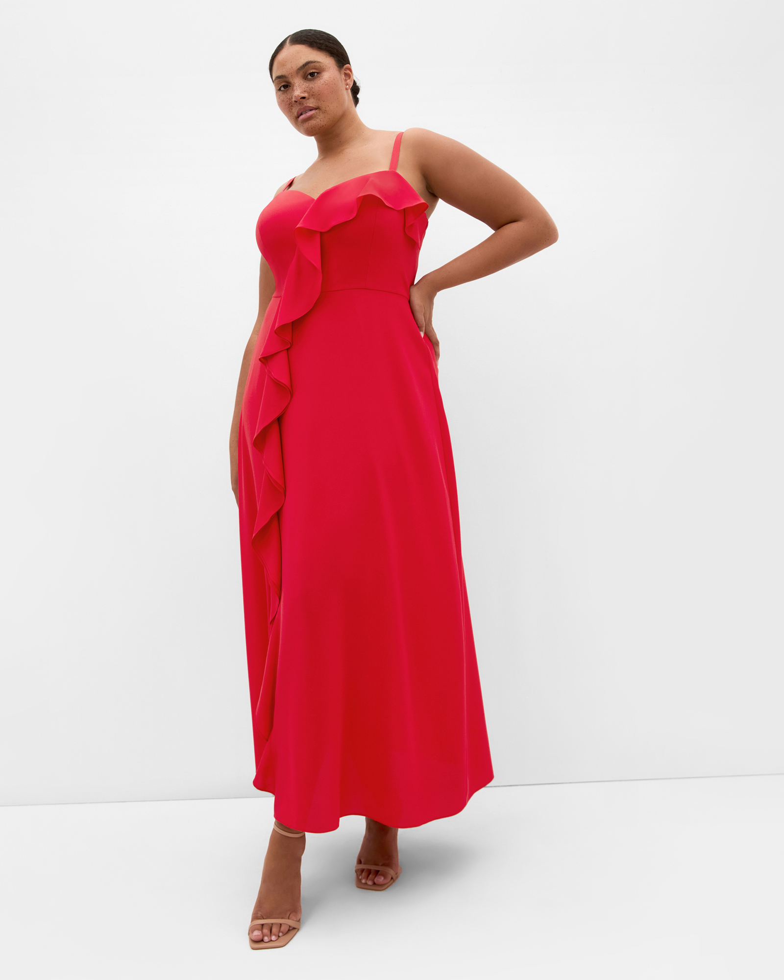 Catalina Ruffle Maxi Dress