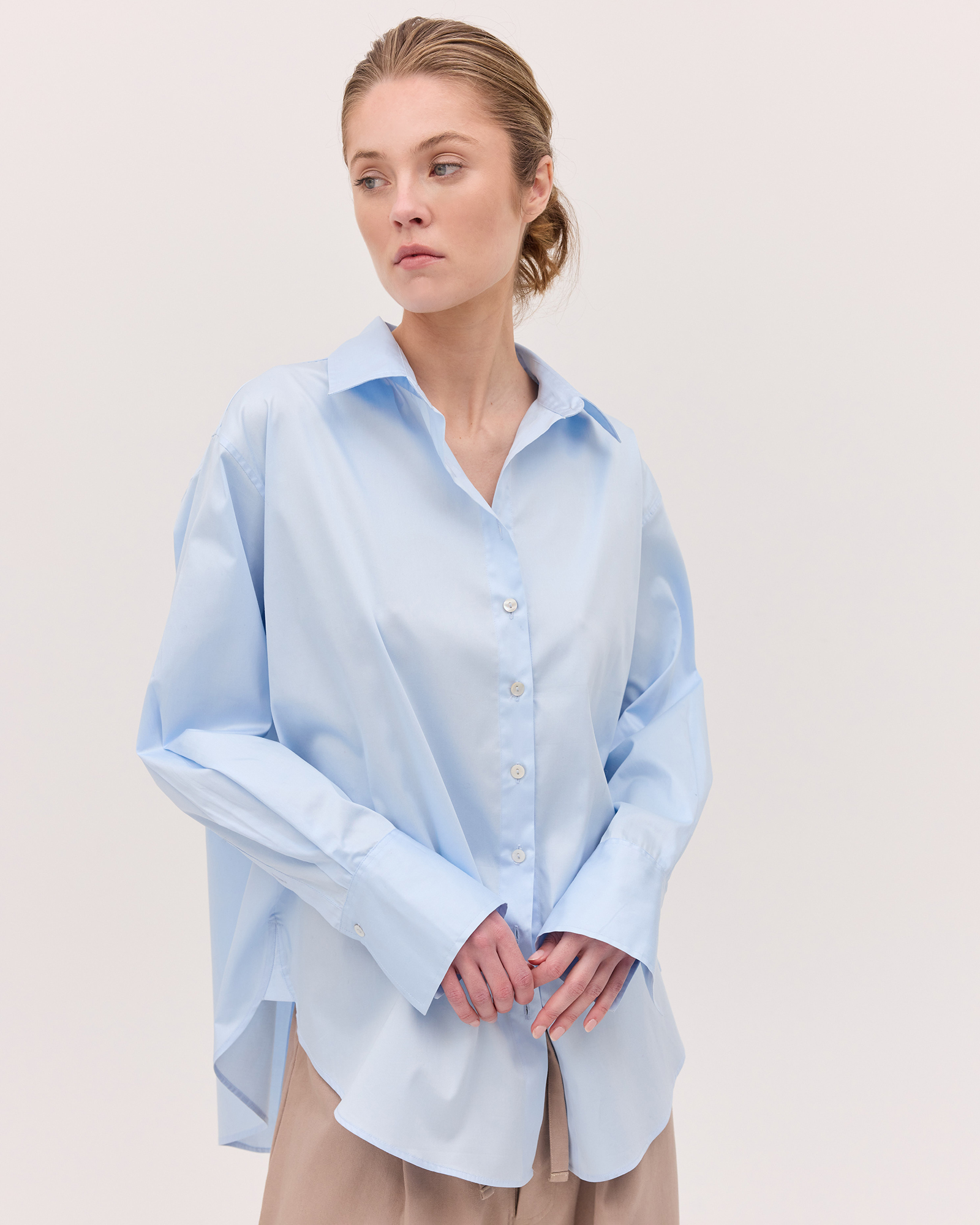 The Split Back Shirt Sky