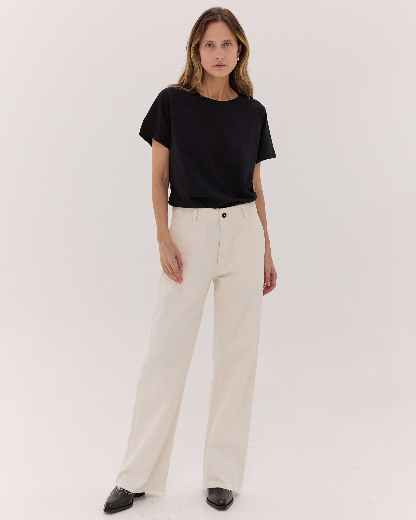 The Wide Leg Denim Jeans
