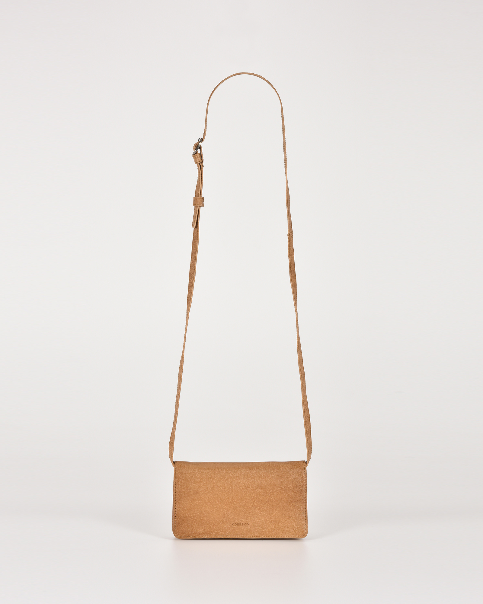 Stirling Leather Smart-Phone Card Holder Crossbody Wallet