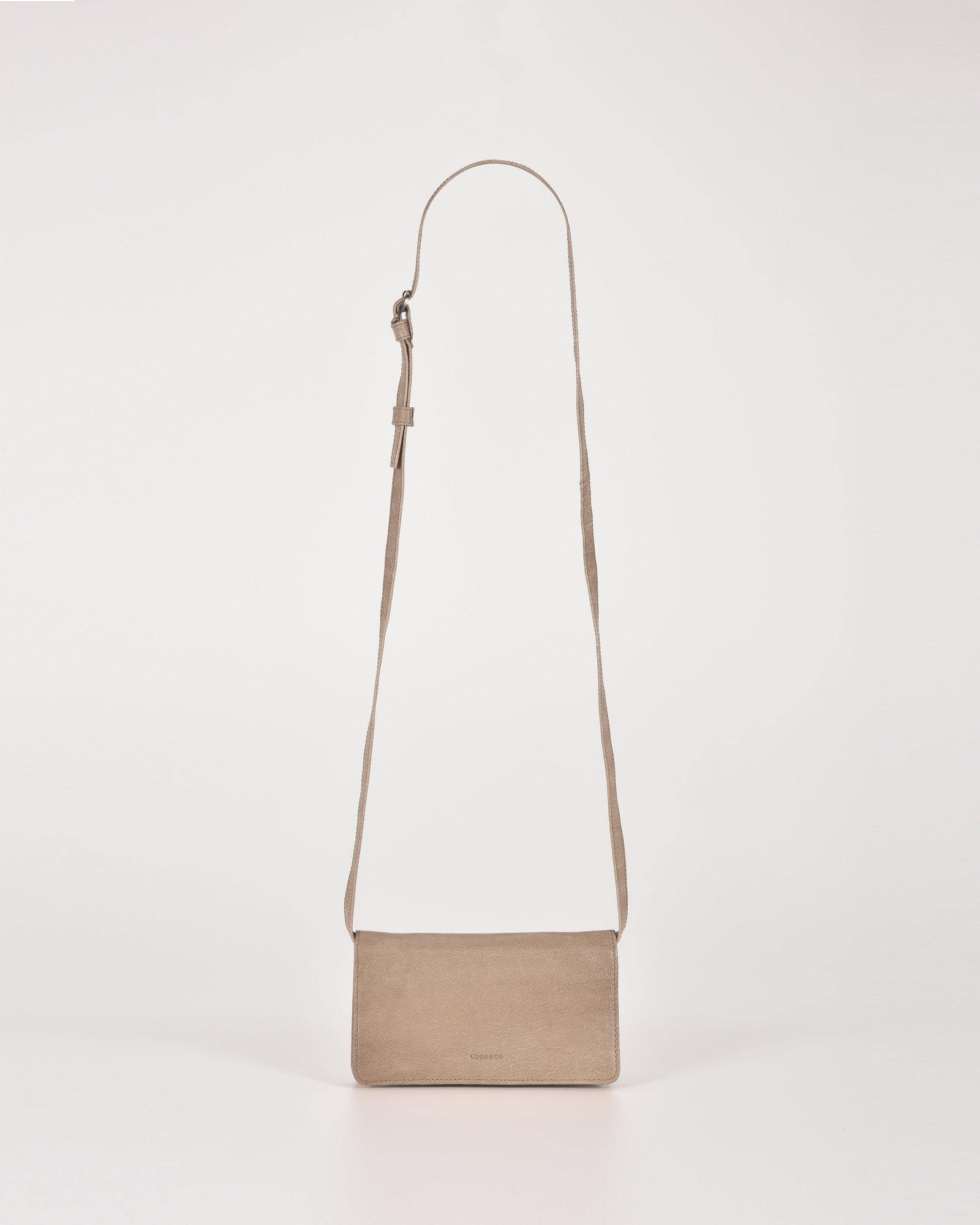Stirling Leather Smart-Phone Card Holder Crossbody Wallet