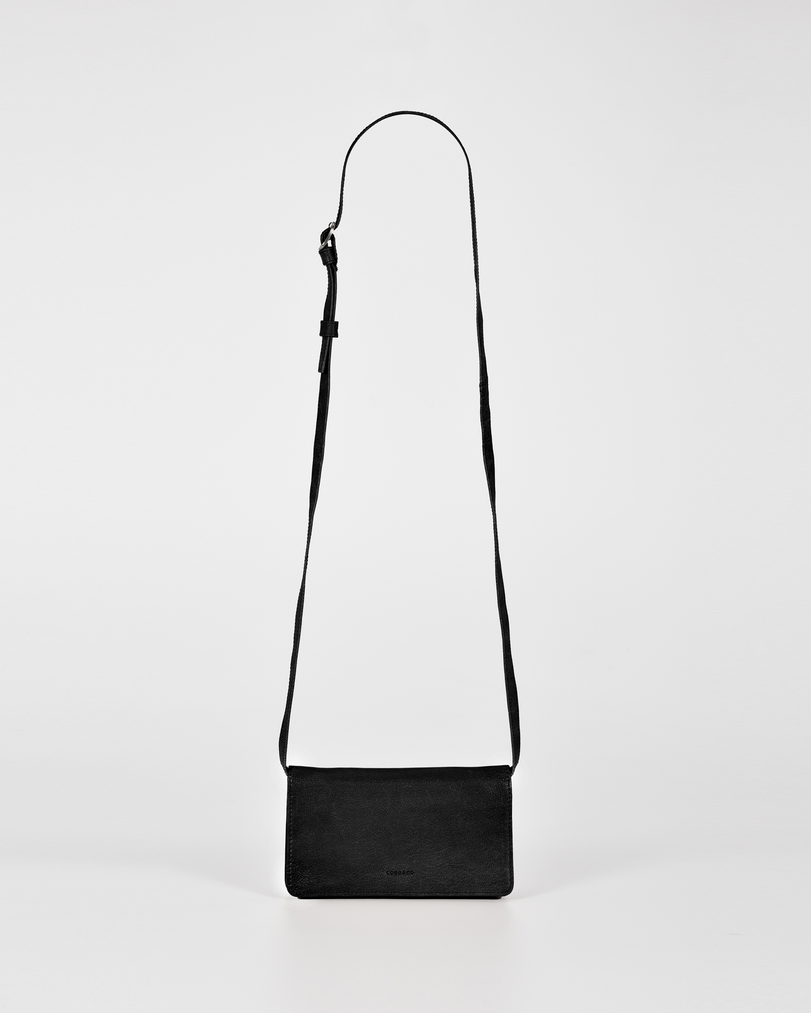 Stirling Leather Smart-Phone Card Holder Crossbody Wallet