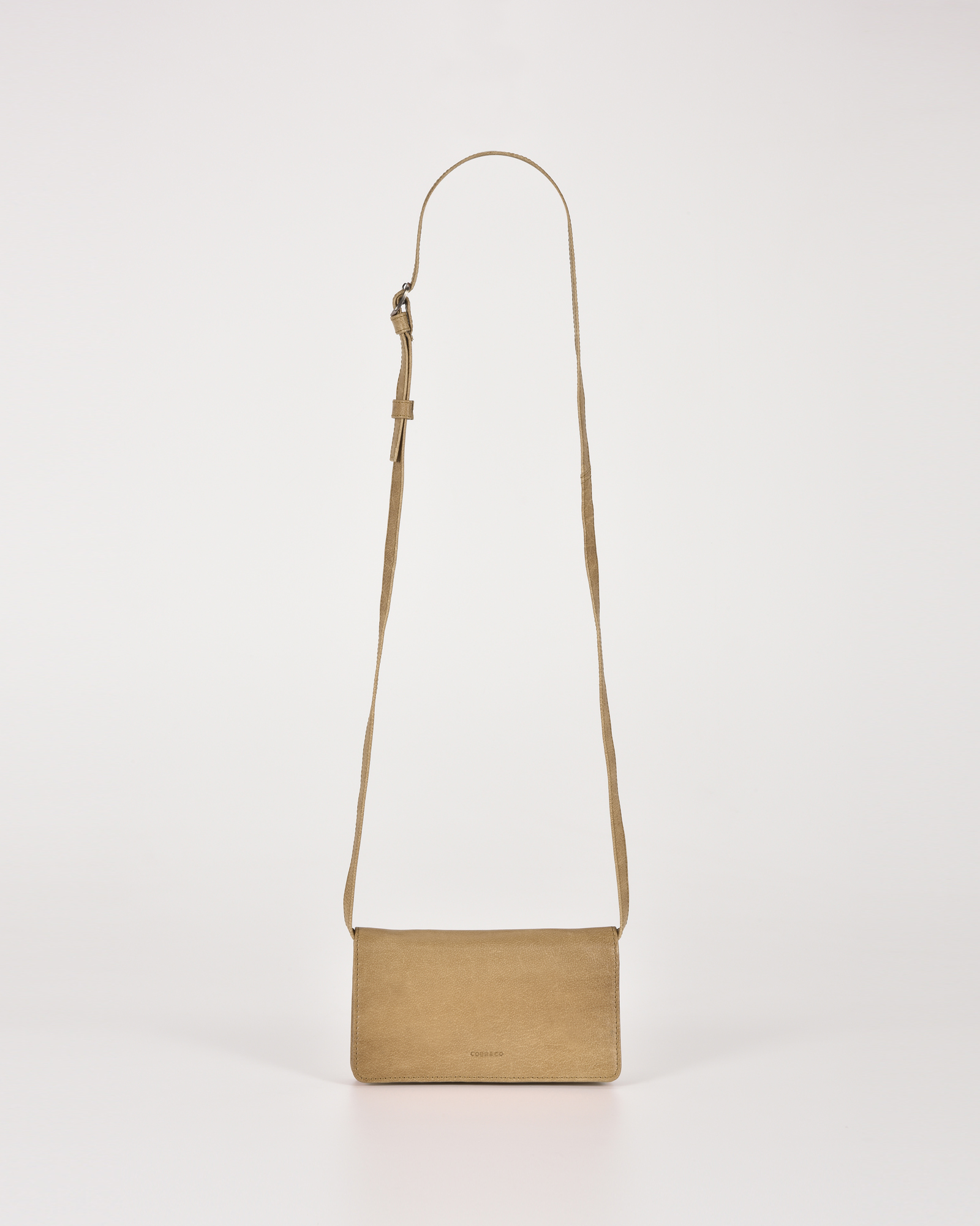 Stirling Leather Smart-Phone Card Holder Crossbody Wallet