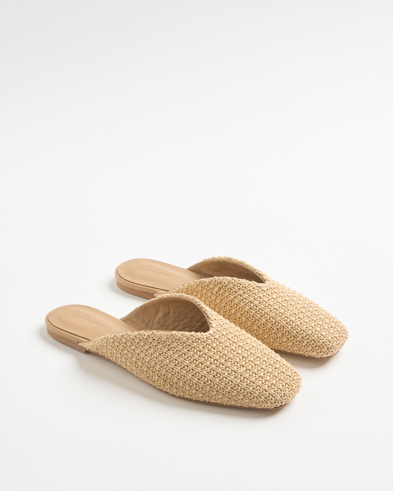 Amara Raffia Slide