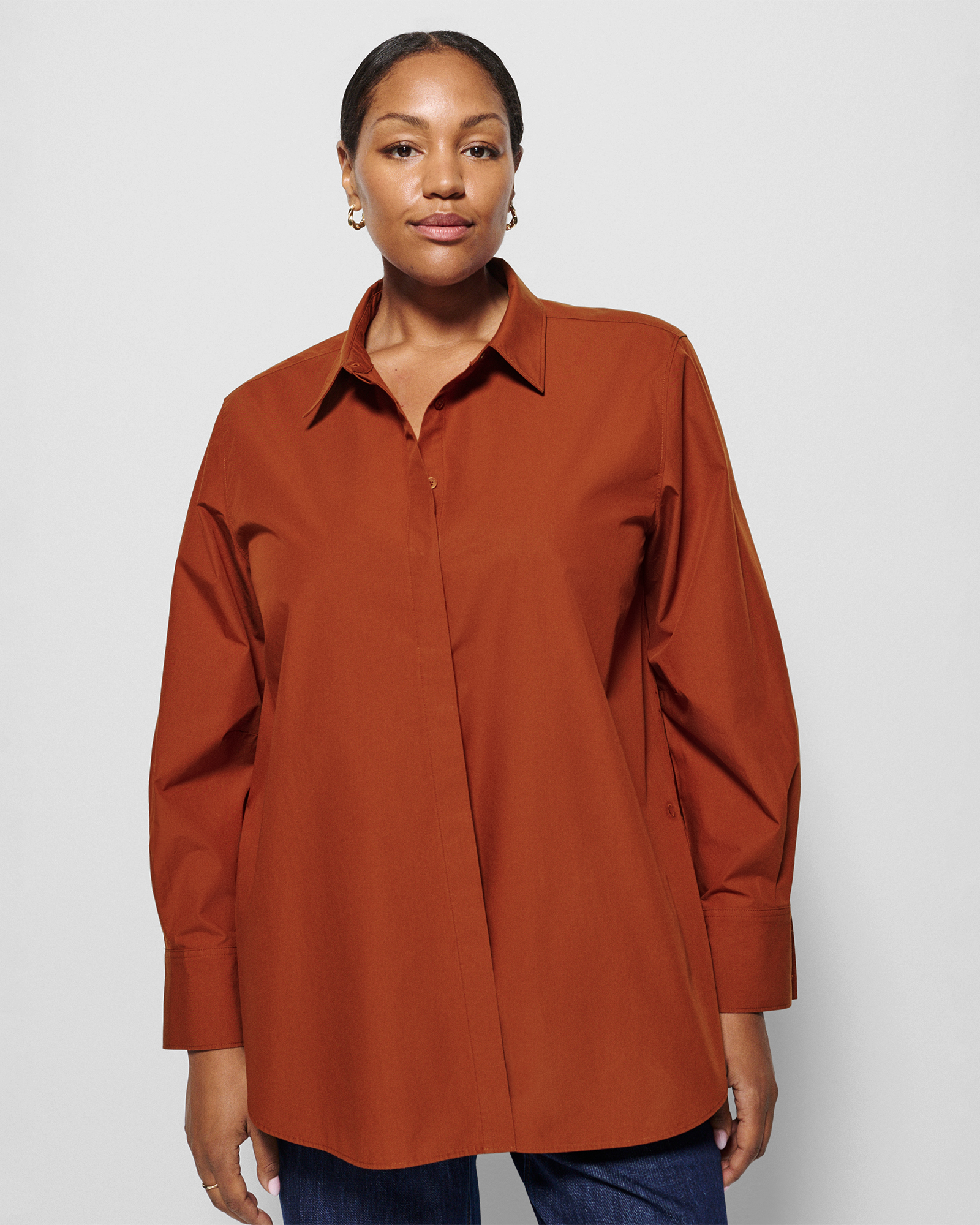 Good Earth Cotton Demi Shirt
