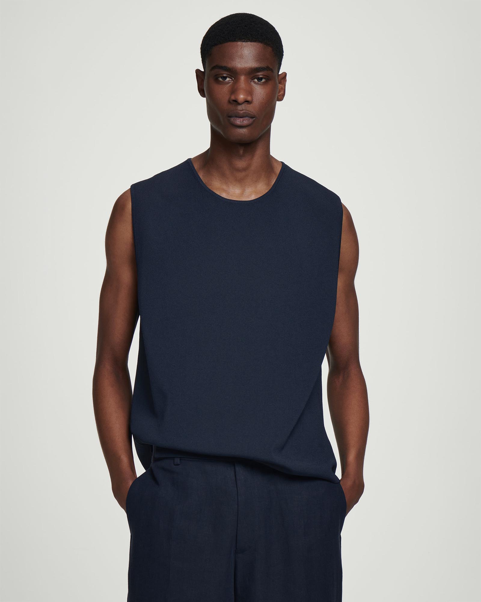 Knitted Sports Tank Top