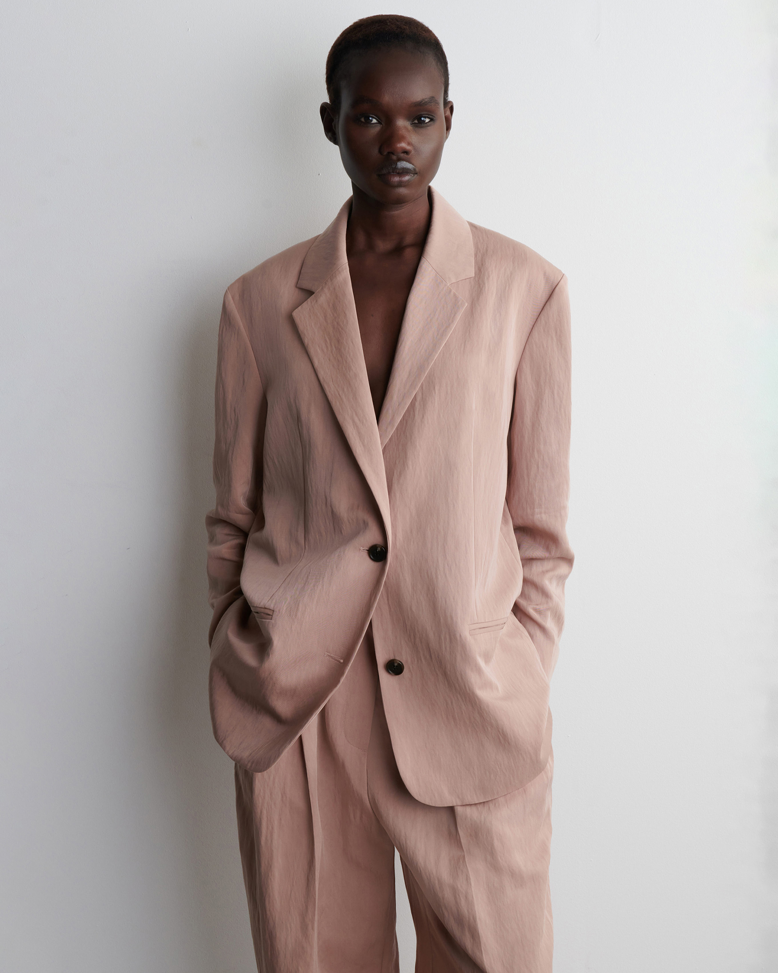 Oversized Fluid Blazer