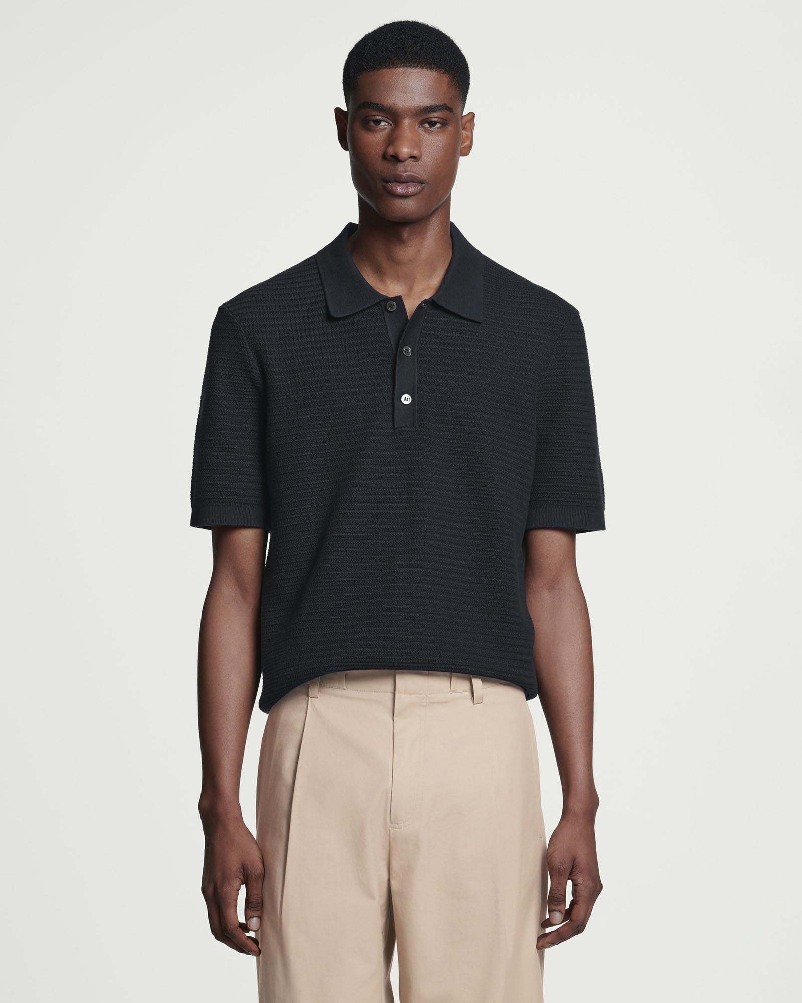 Guy Cotton Stitch Polo