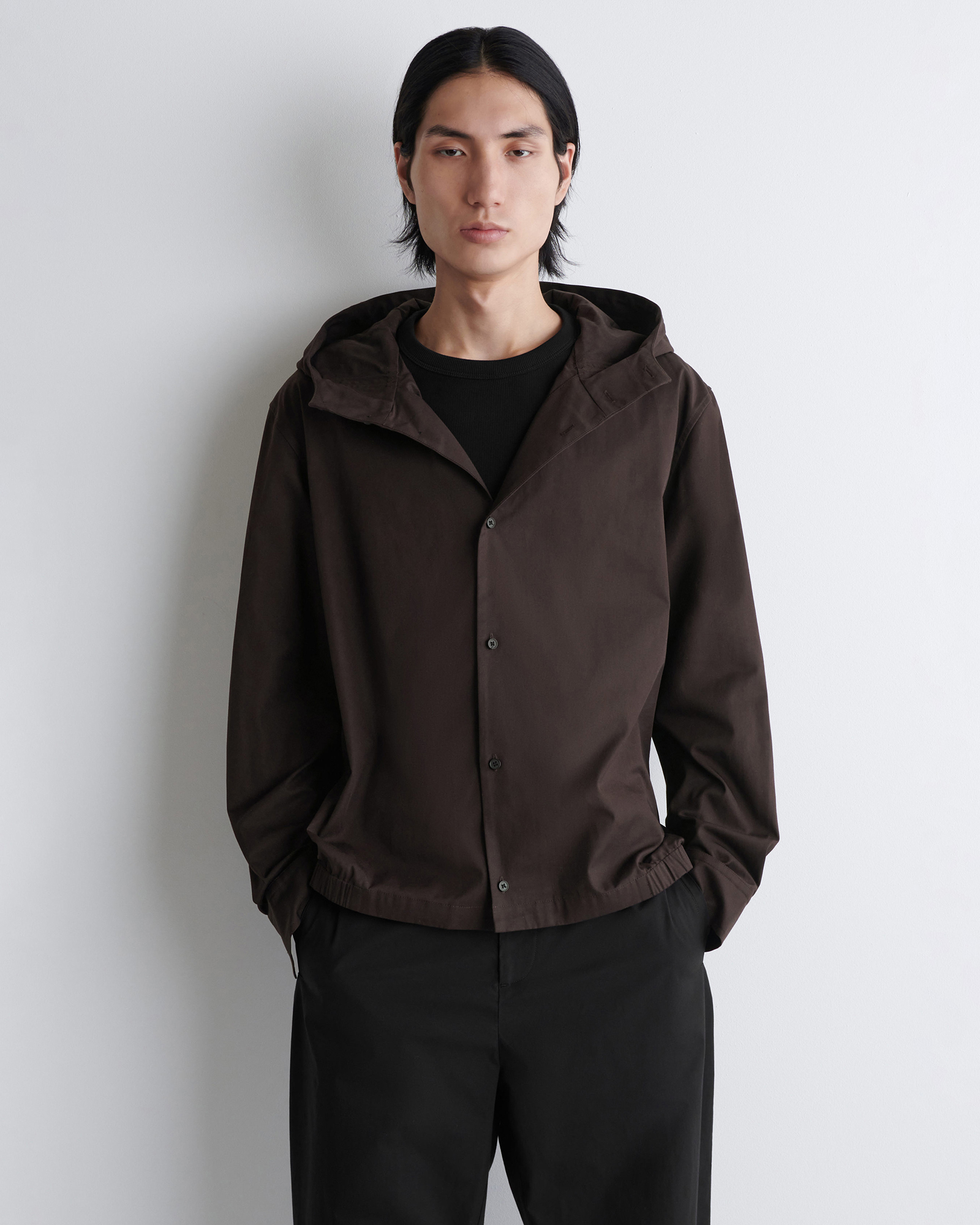 Hooded Cotton Shirt
