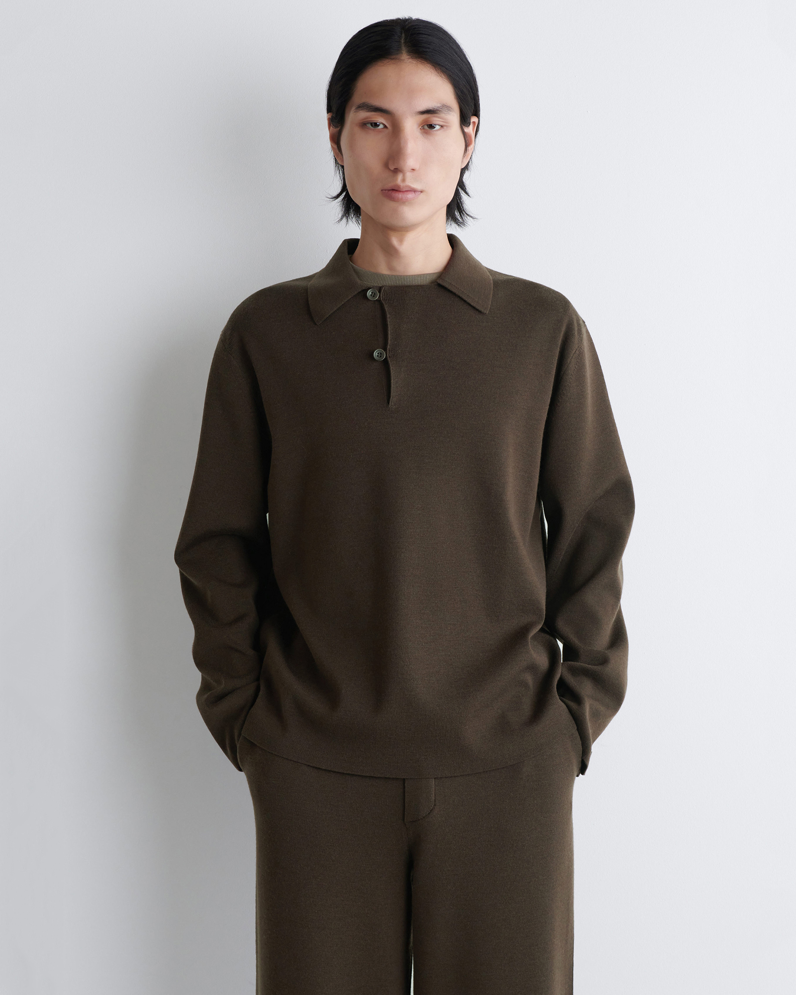 Wool Polo Jumper