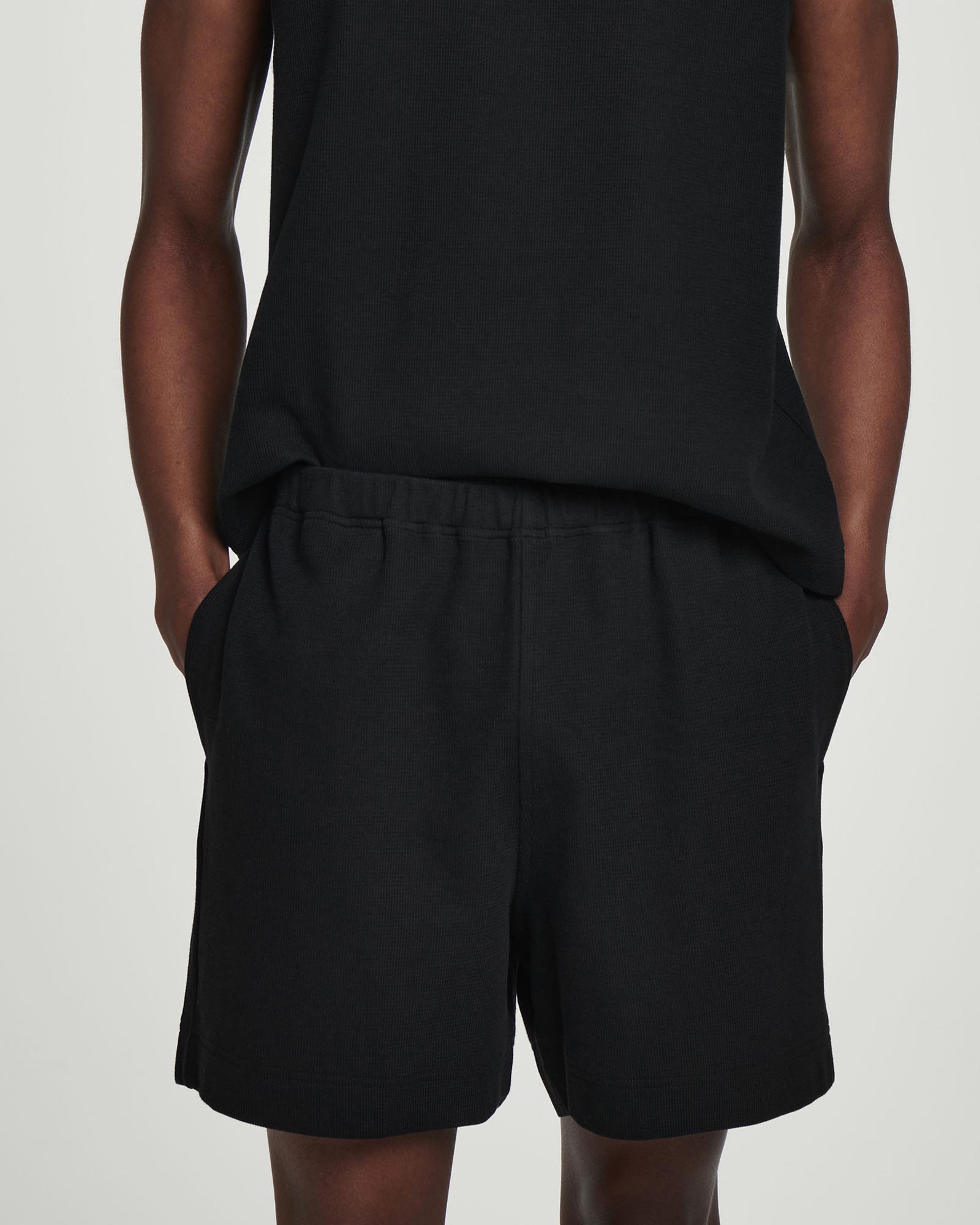 Textured Jersey Shorts