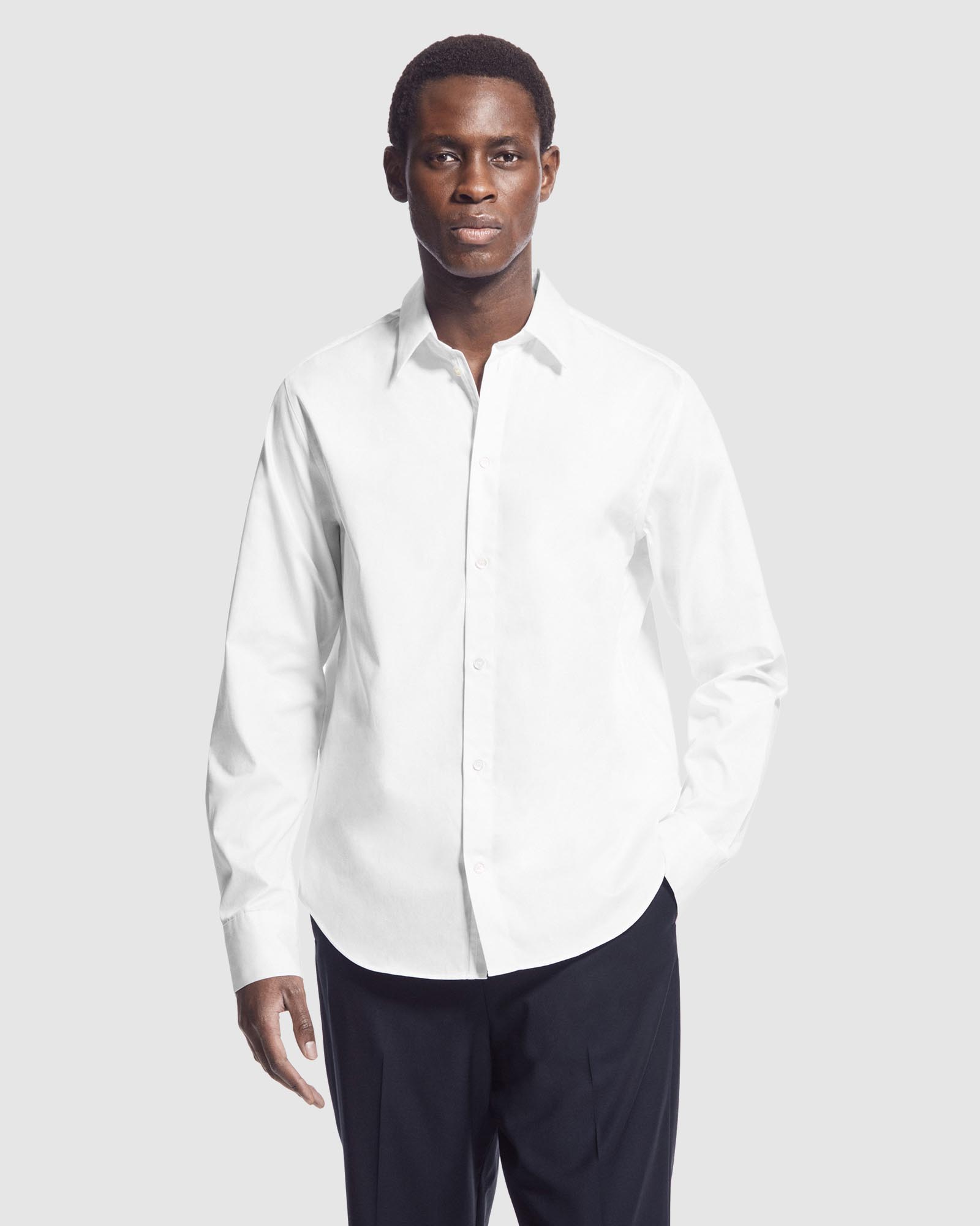 Regular Tailored Poplin Shirt