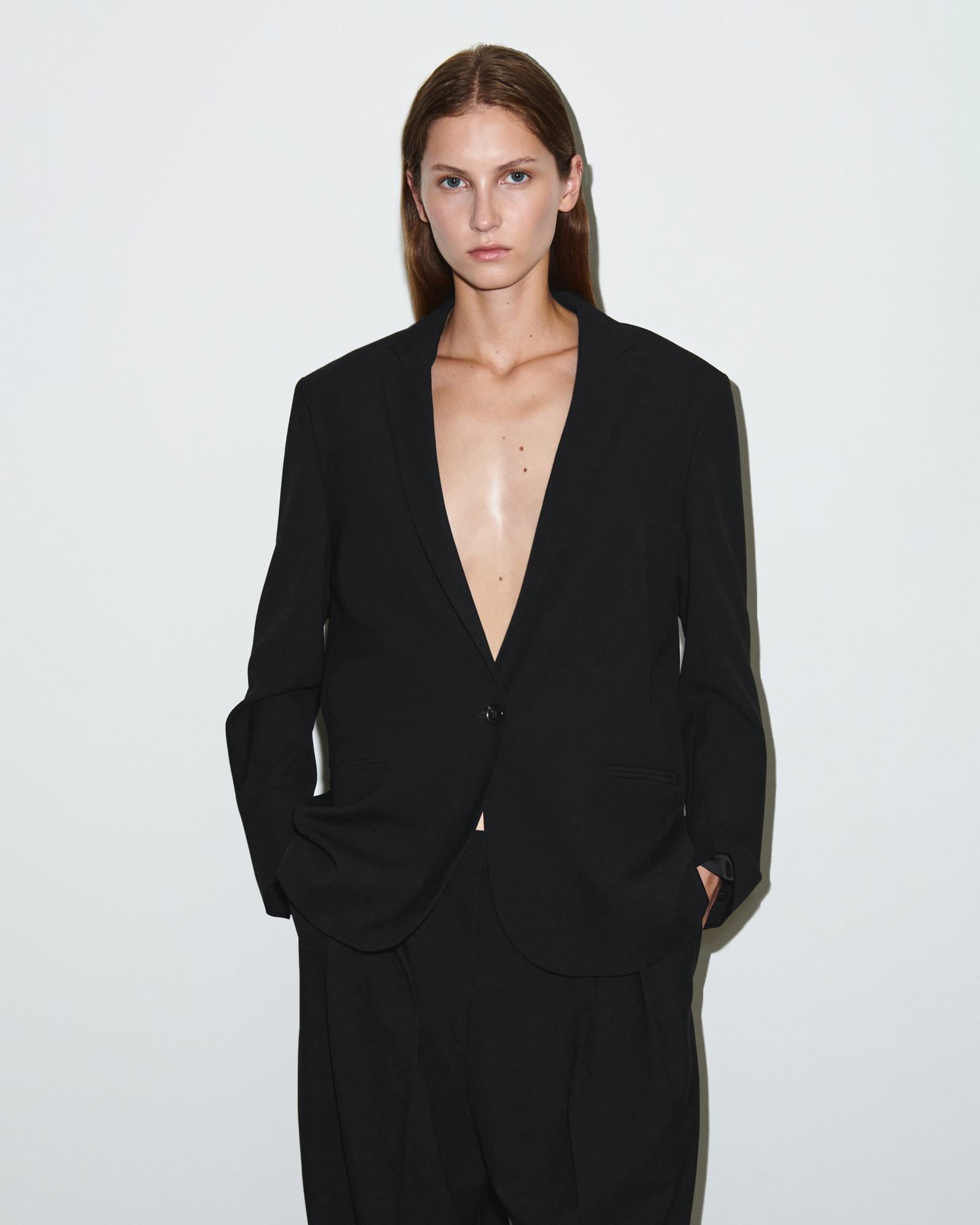Merino Wool-Blend Blazer