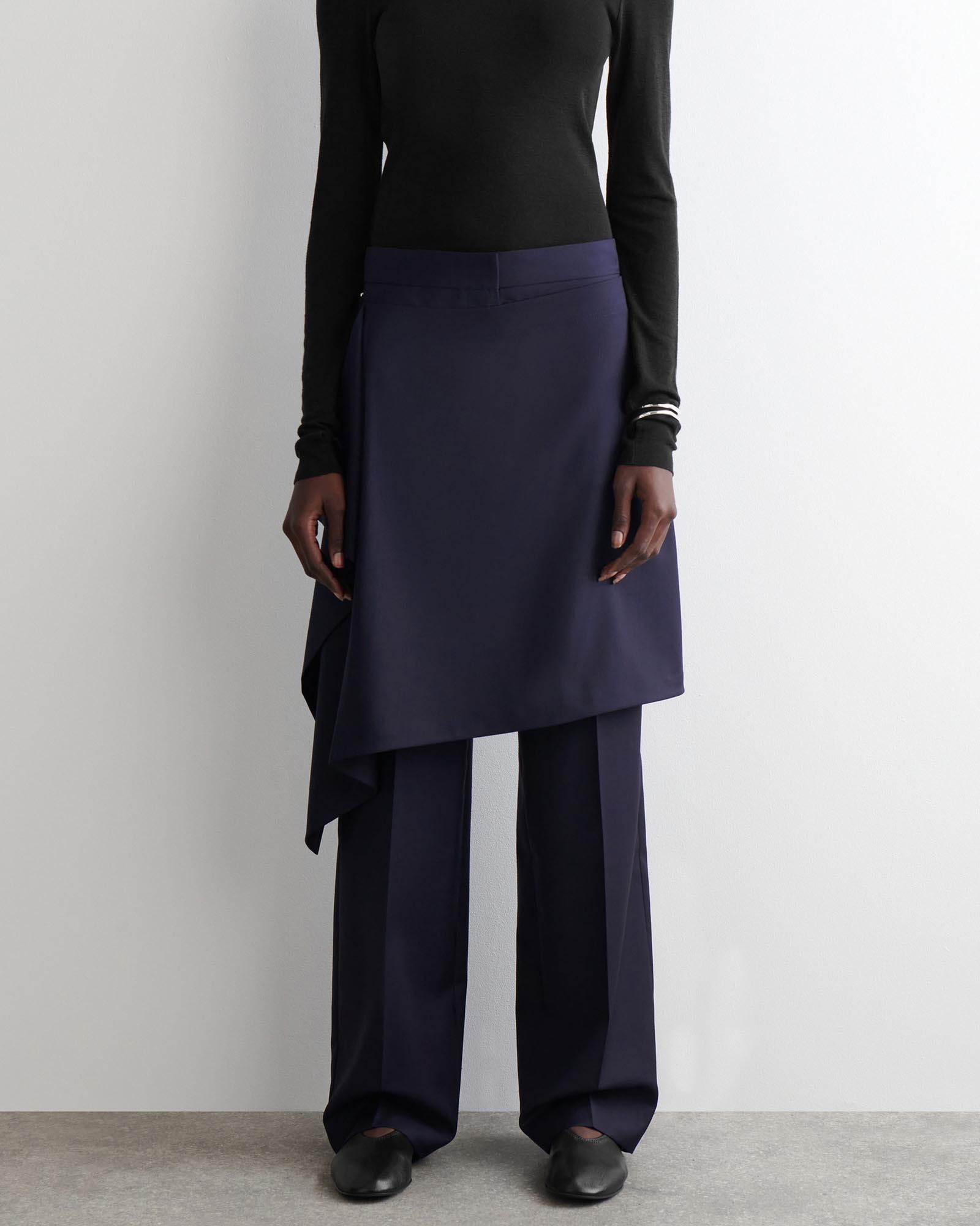 Wool Skirt Trousers