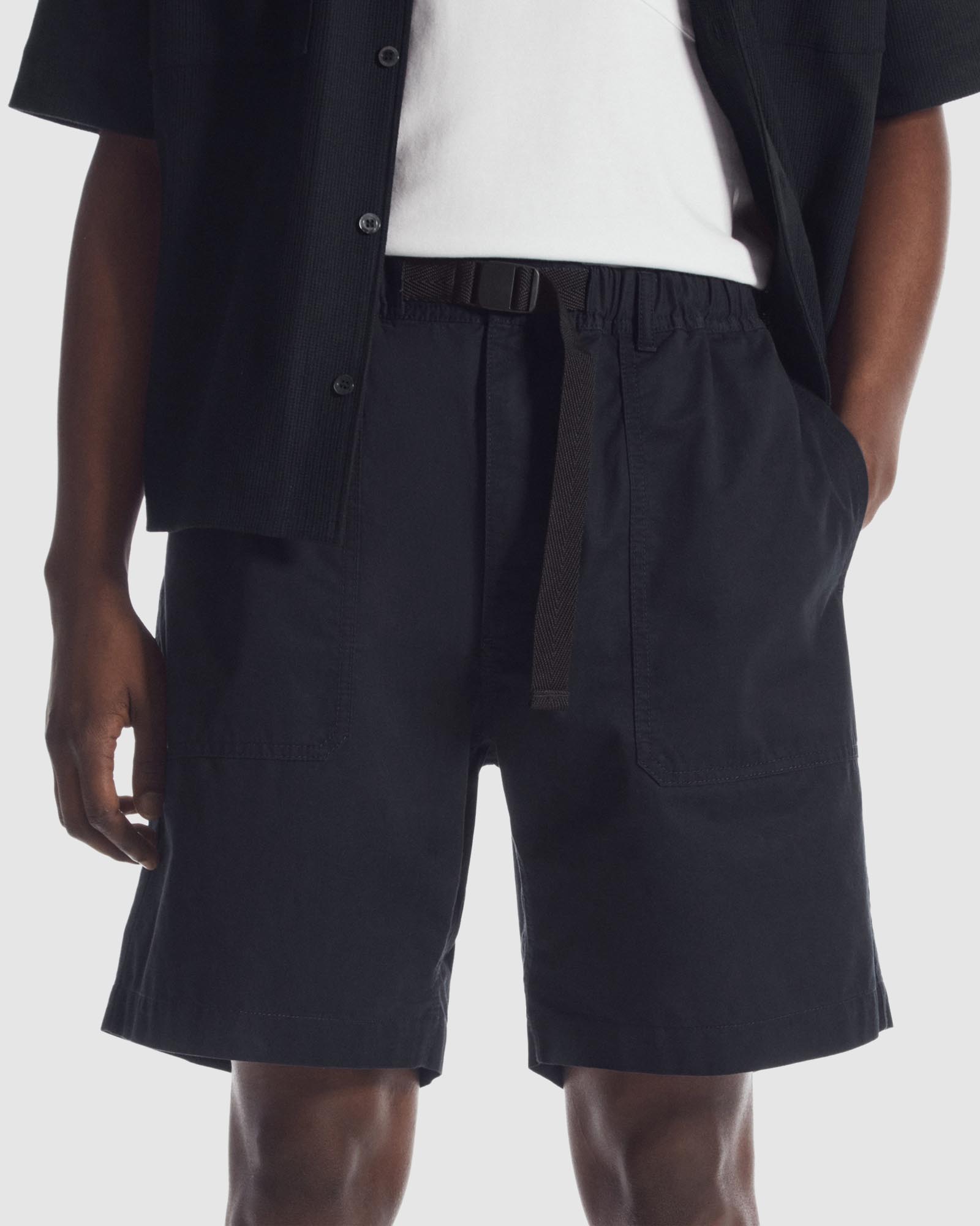 Buckled Utility Shorts