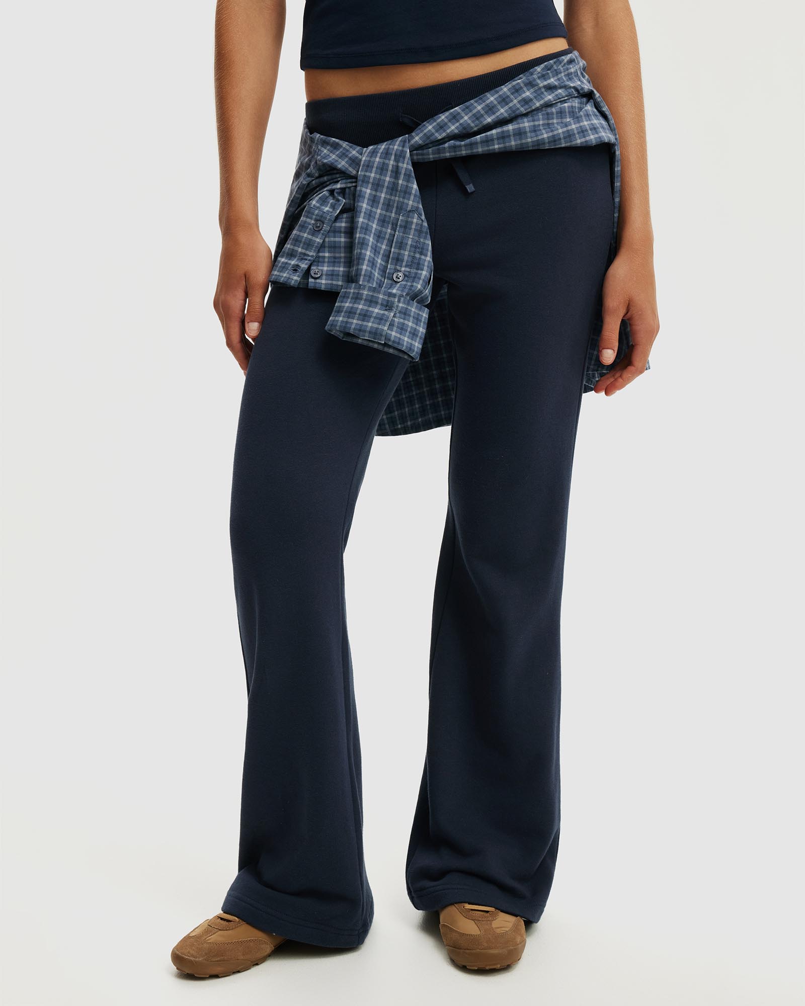 Low Rise Bootleg Sweatpants