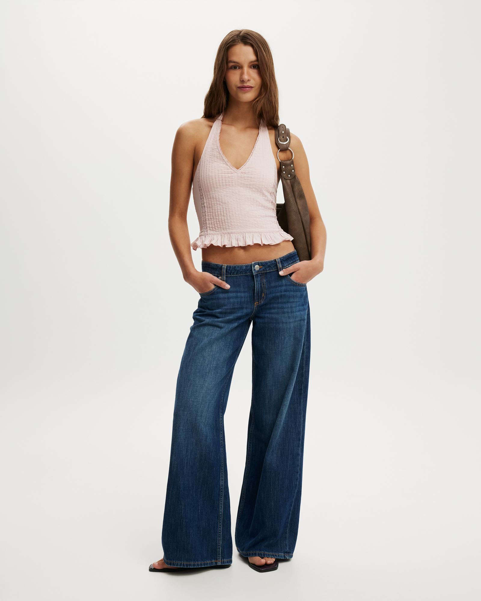 Indigo Halter Top