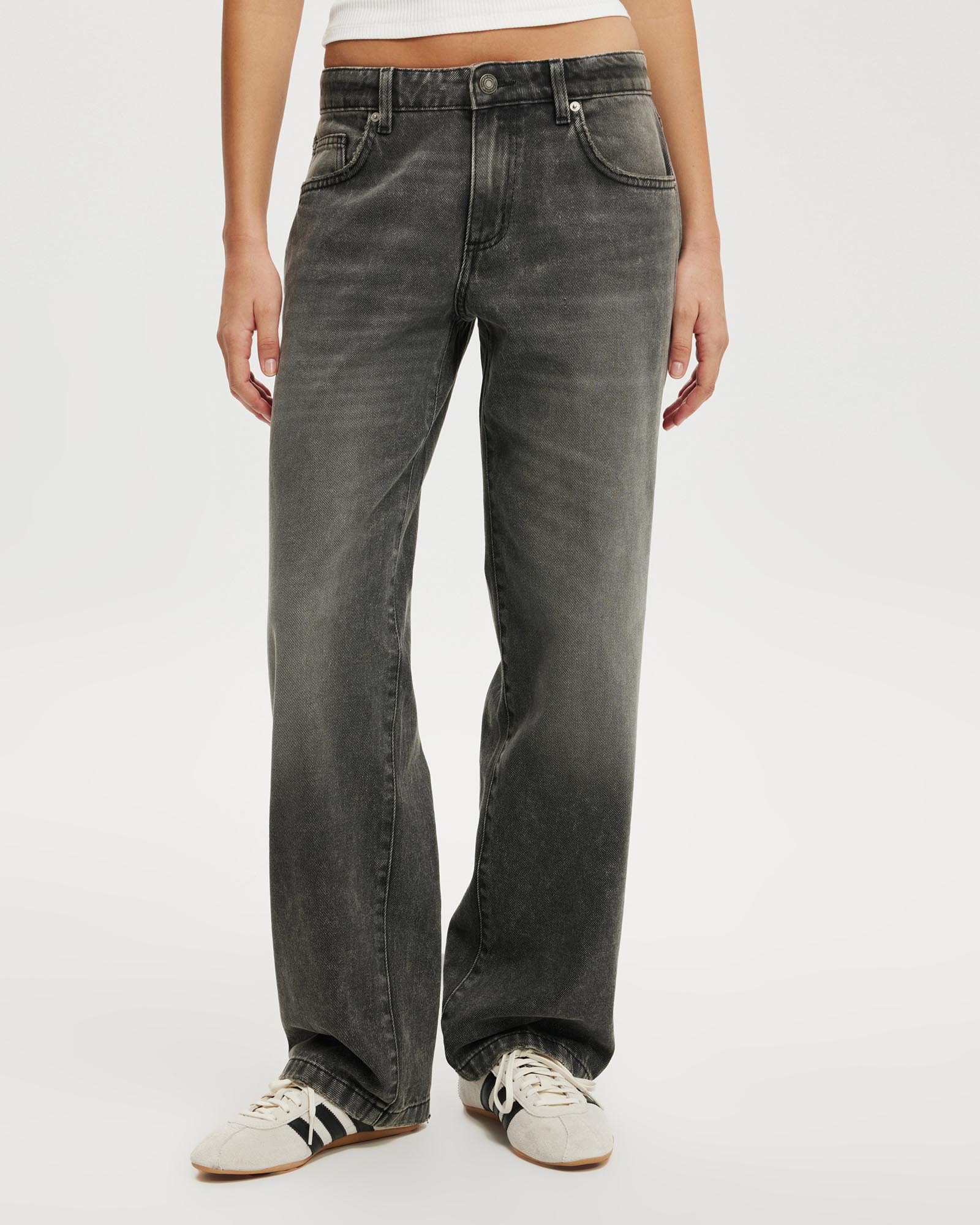 Low Rise Straight Jeans